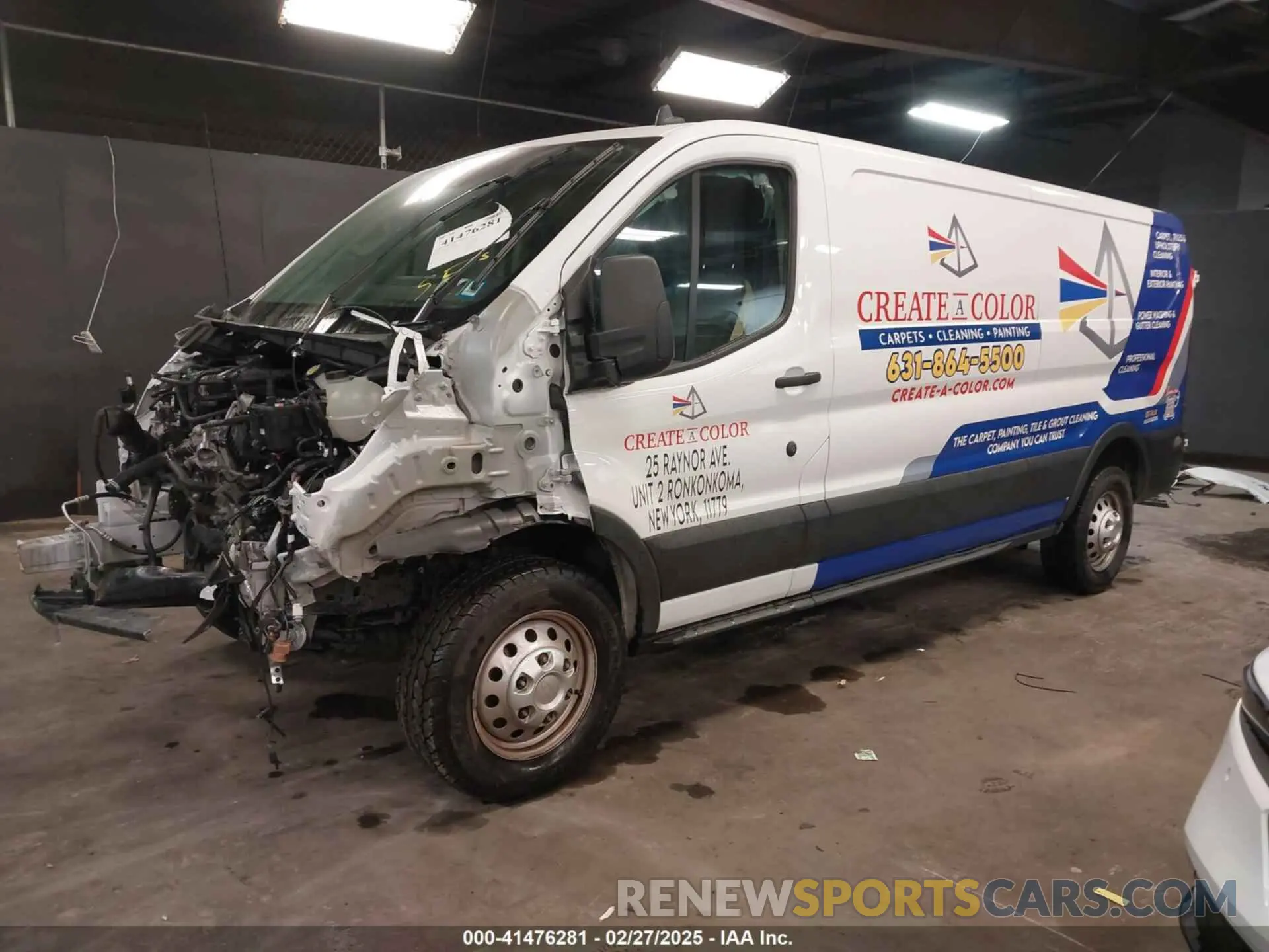 2 fotografías del automóvil dañado 1FTBW1Y89NKA36238 FORD TRANSIT-350 2022