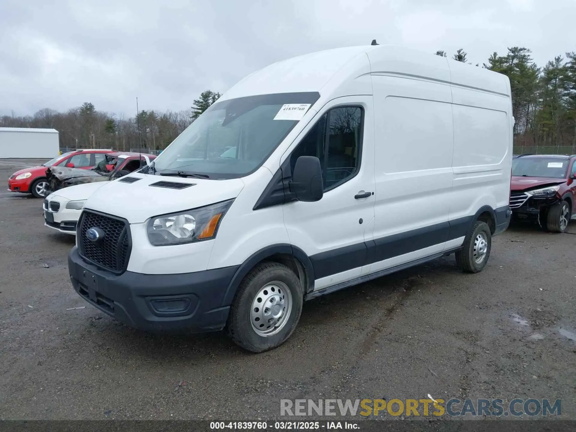 2 fotografías del automóvil dañado 1FTBW2X84NKA57747 FORD TRANSIT-350 2022