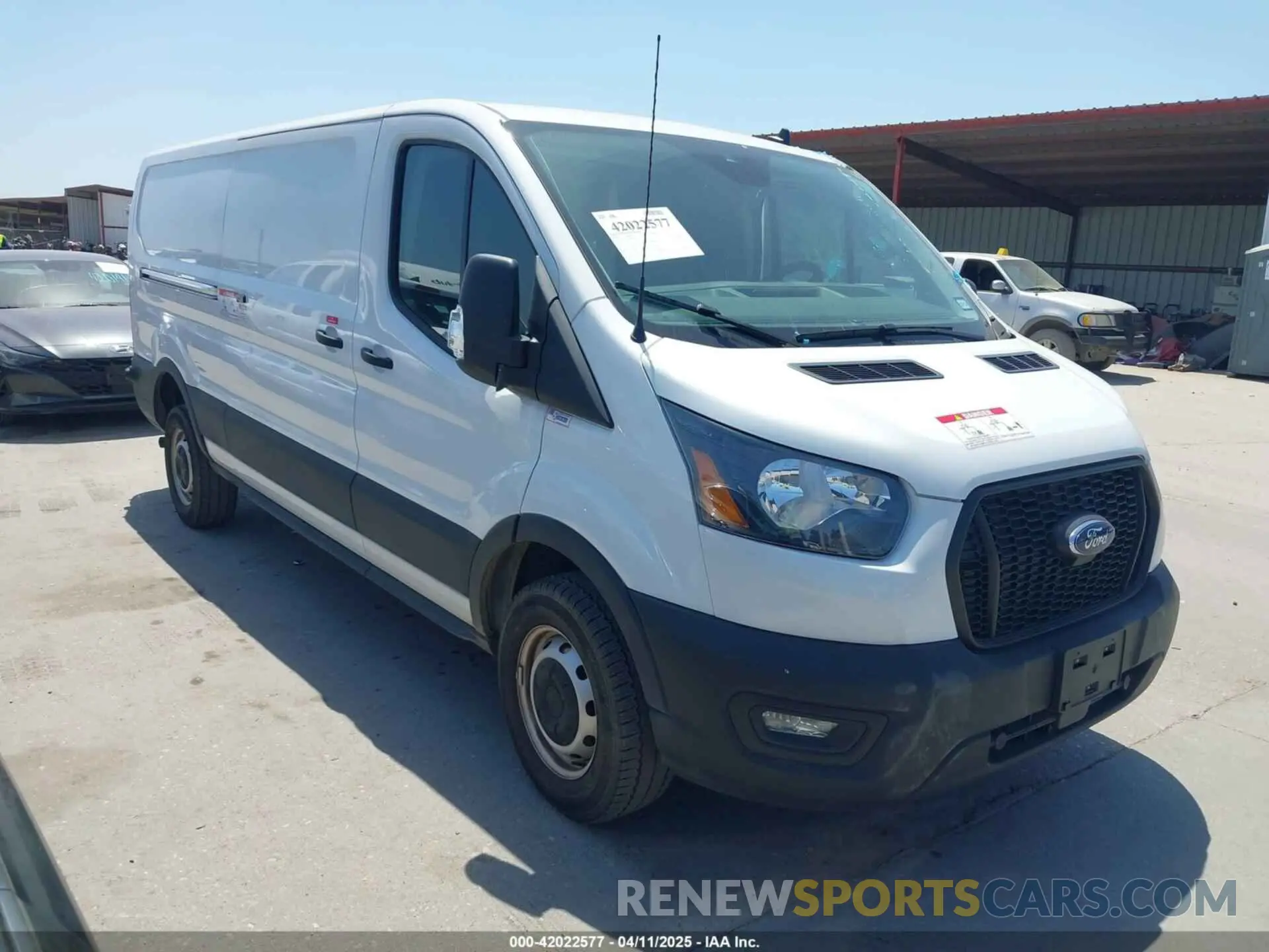 1 fotografías del automóvil dañado 1FTBW1Y86PKB38373 FORD TRANSIT-350 2023