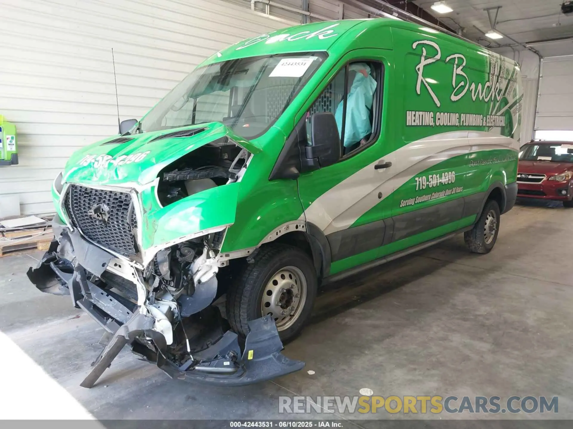 2 fotografías del automóvil dañado 1FTBW2C88PKB27307 FORD TRANSIT-350 2023