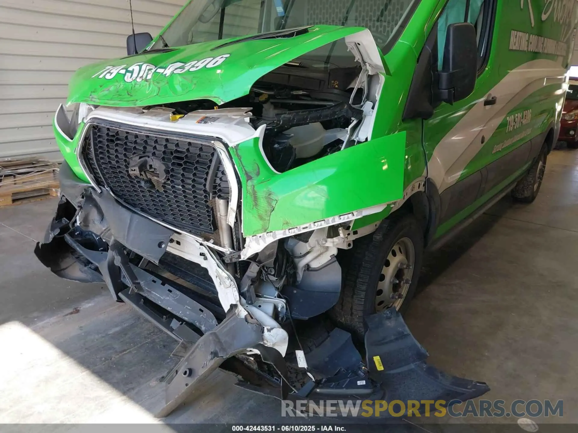 6 fotografías del automóvil dañado 1FTBW2C88PKB27307 FORD TRANSIT-350 2023