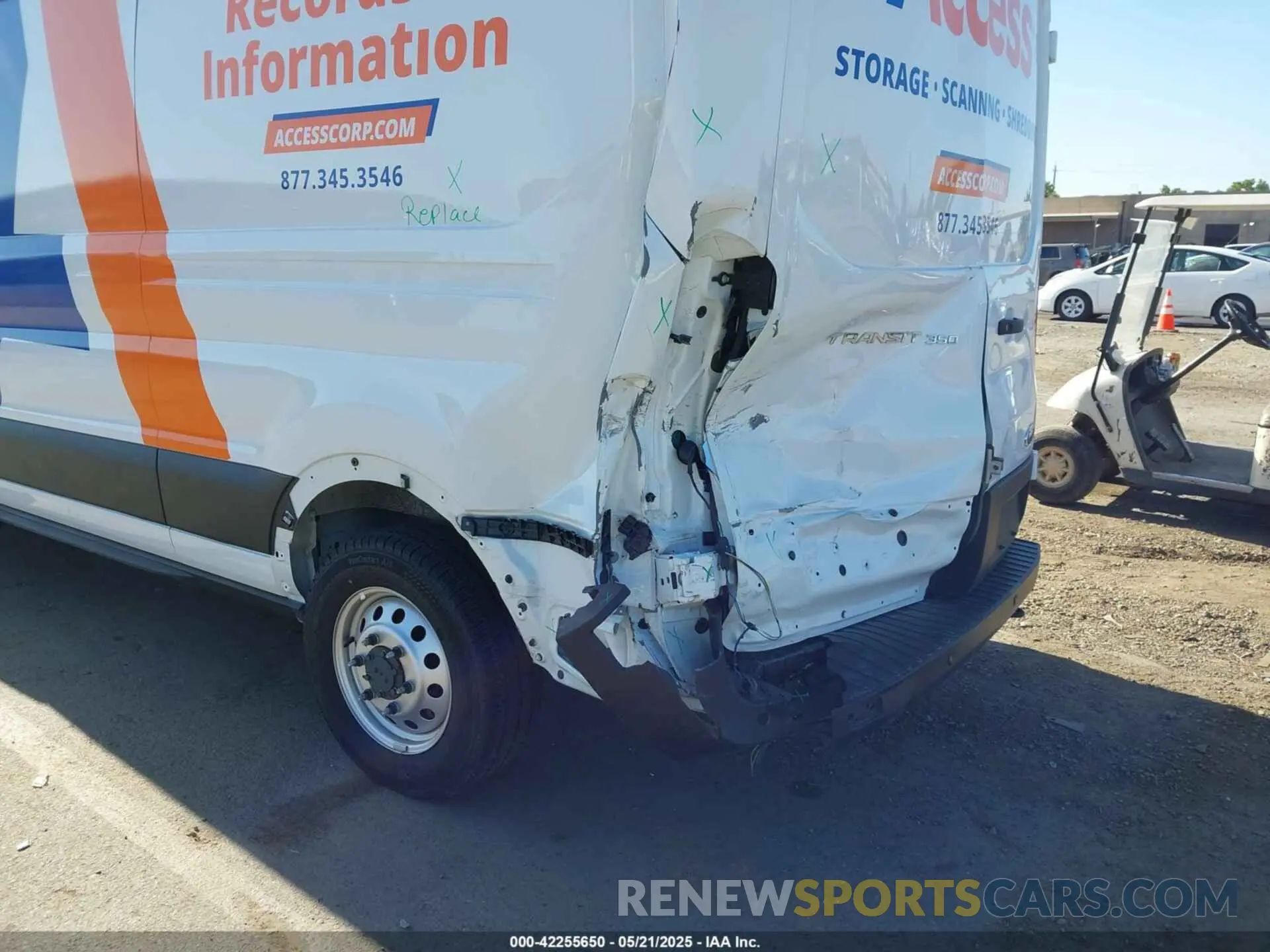6 fotografías del automóvil dañado 1FTBW9C86PKA45956 FORD TRANSIT-350 2023