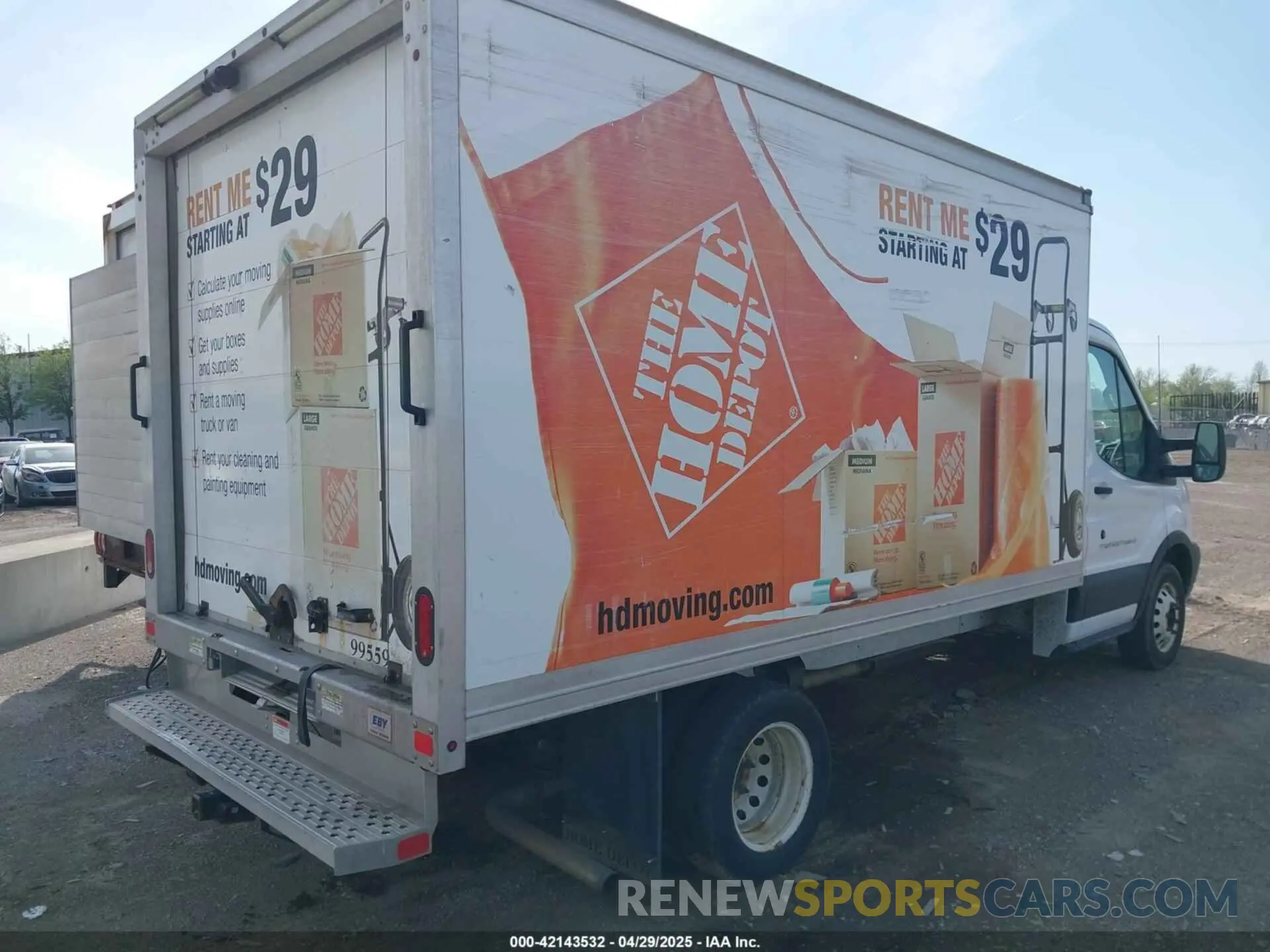 4 fotografías del automóvil dañado 1FDBF8ZM0KKA86053 FORD TRANSIT-350 CAB 2019