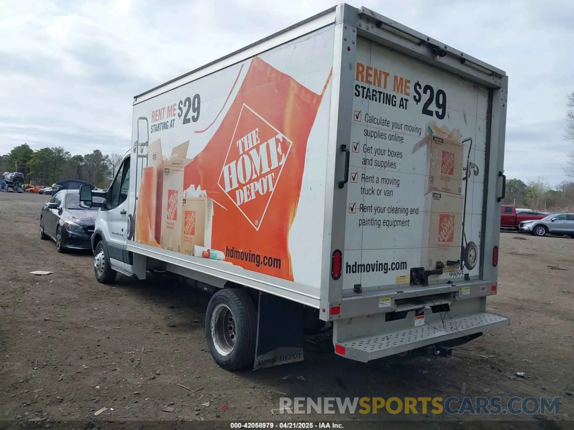 3 fotografías del automóvil dañado 1FDBF8ZM2KKA38487 FORD TRANSIT-350 CAB 2019