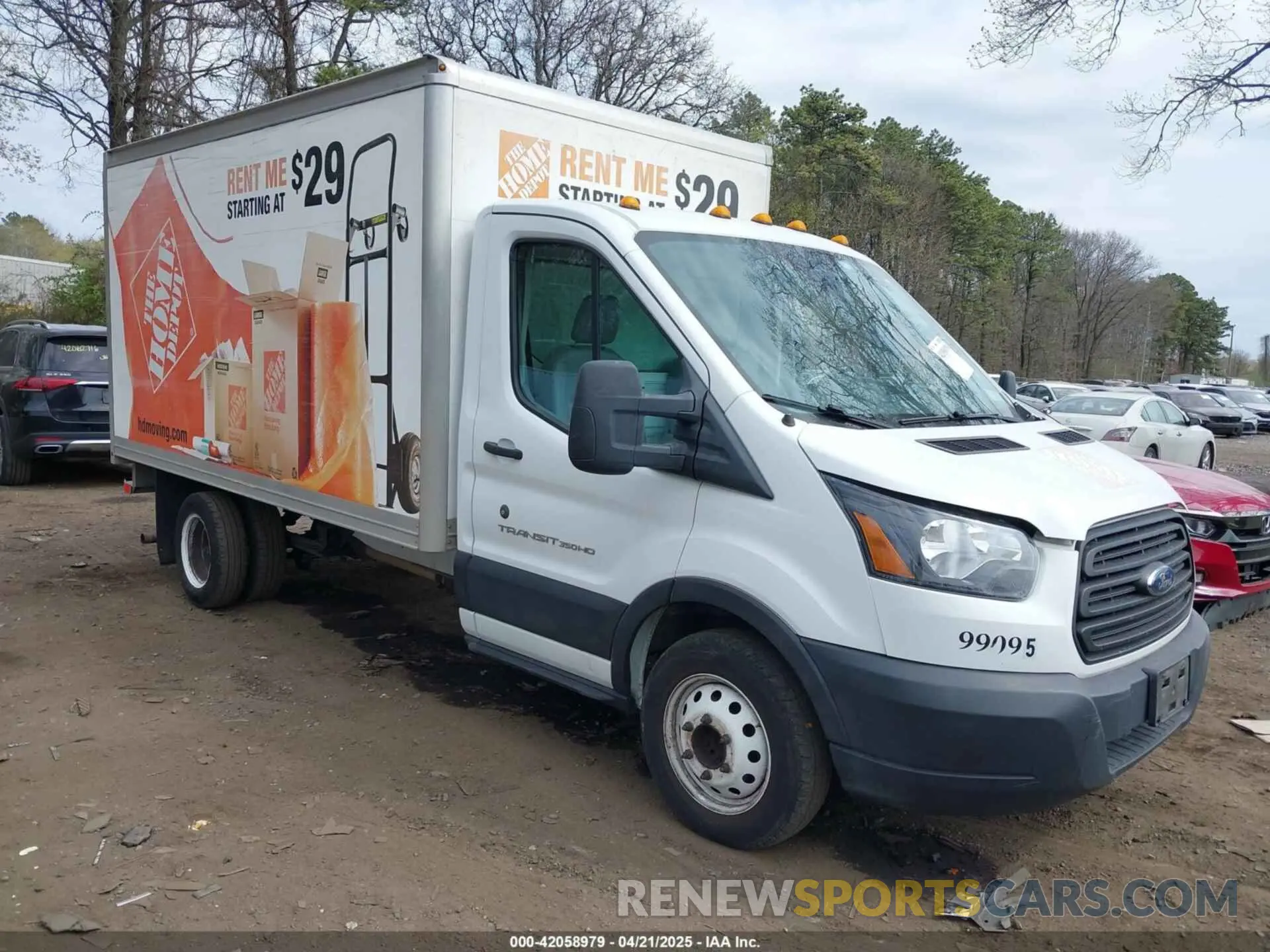 6 fotografías del automóvil dañado 1FDBF8ZM2KKA38487 FORD TRANSIT-350 CAB 2019