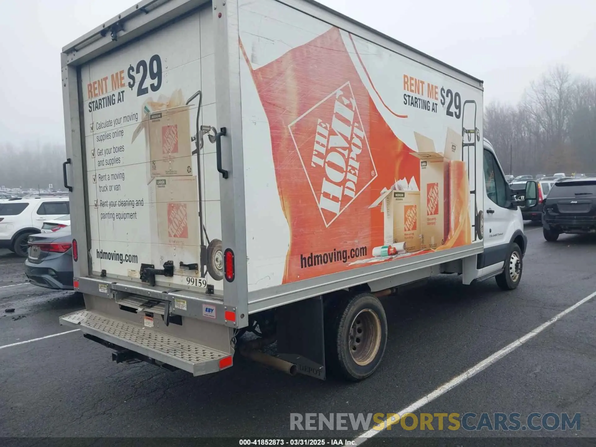 4 fotografías del automóvil dañado 1FDBF8ZM5KKA84024 FORD TRANSIT-350 CAB 2019