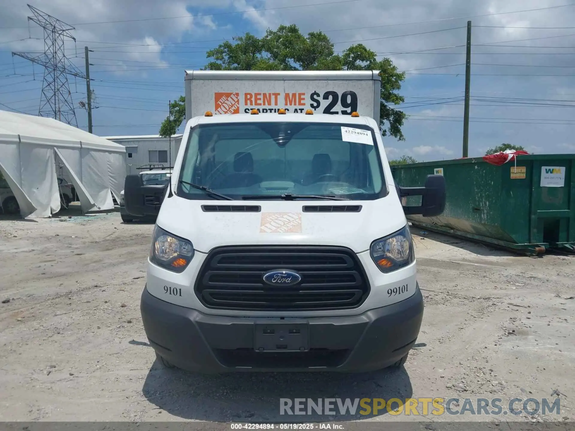 12 fotografías del automóvil dañado 1FDBF8ZM6KKA67975 FORD TRANSIT-350 CAB 2019
