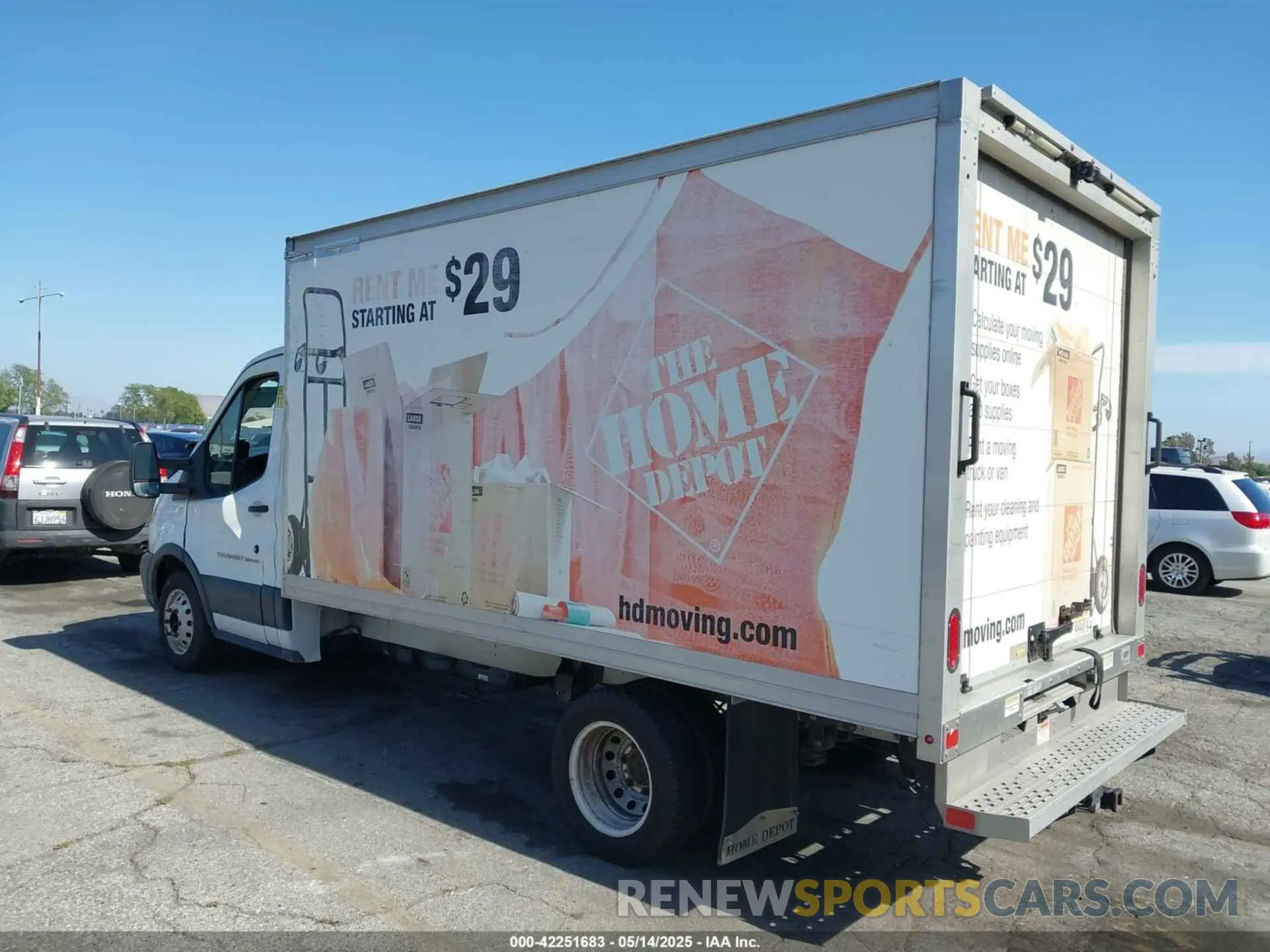 3 fotografías del automóvil dañado 1FDBF8ZM7KKA38548 FORD TRANSIT-350 CAB 2019