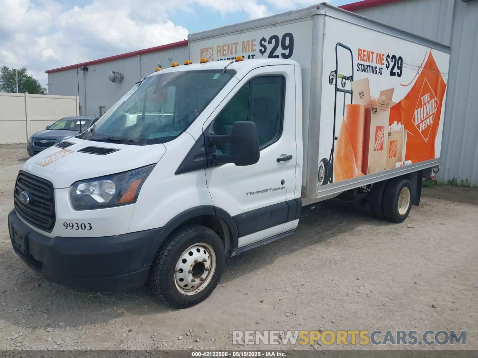 2 fotografías del automóvil dañado 1FDBF8ZM7KKA89810 FORD TRANSIT-350 CAB 2019