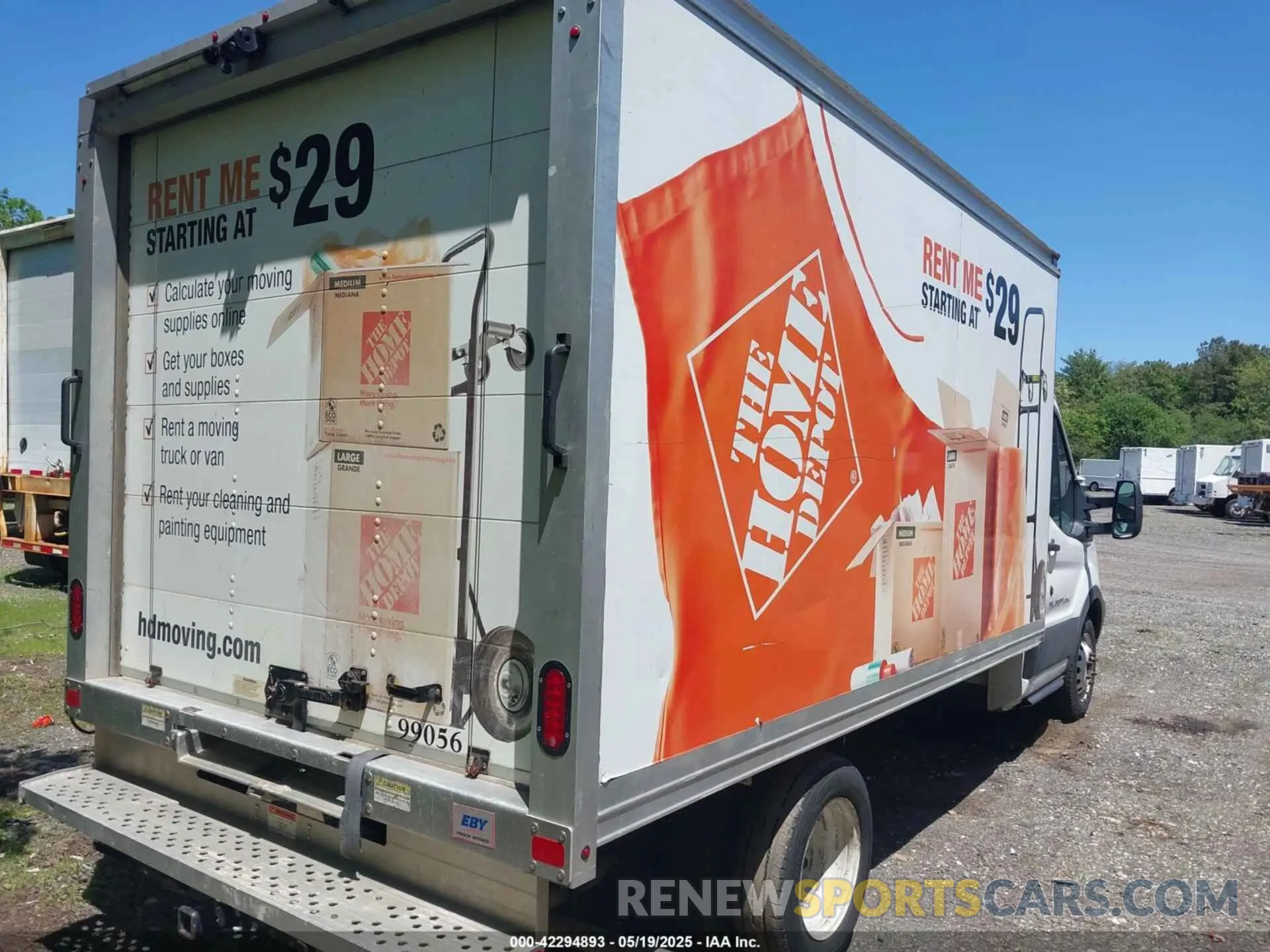 4 fotografías del automóvil dañado 1FDBF8ZM8KKA38526 FORD TRANSIT-350 CAB 2019