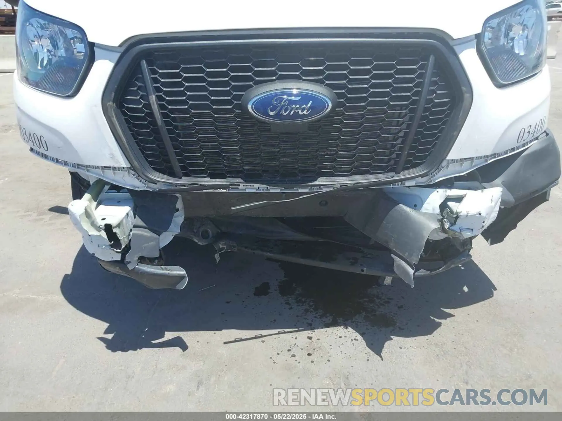 6 fotografías del automóvil dañado 1FDBF6ZGXPKA14105 FORD TRANSIT-350 CAB 2023