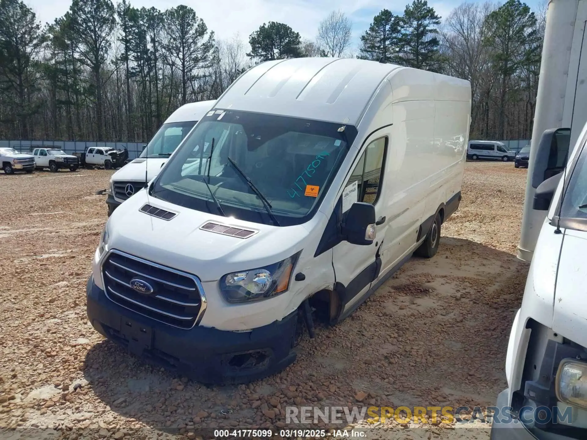 2 fotografías del automóvil dañado 1FTBW3X84LKA45648 FORD TRANSIT-350 CARGO VAN 2020