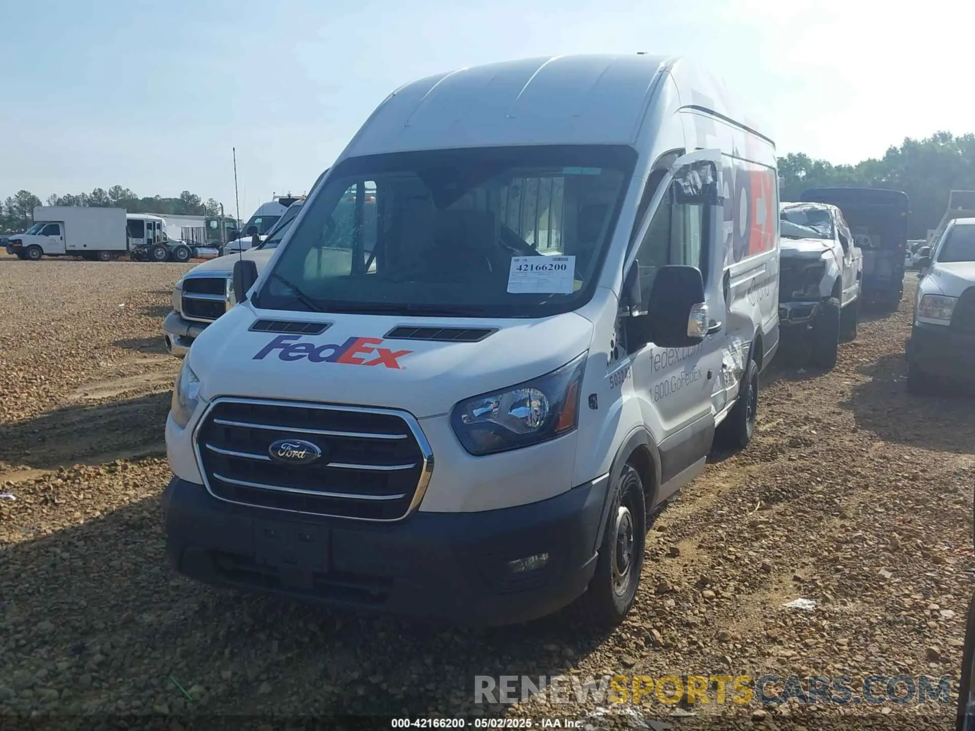 2 fotografías del automóvil dañado 1FTBW3X85LKA45660 FORD TRANSIT-350 CARGO VAN 2020