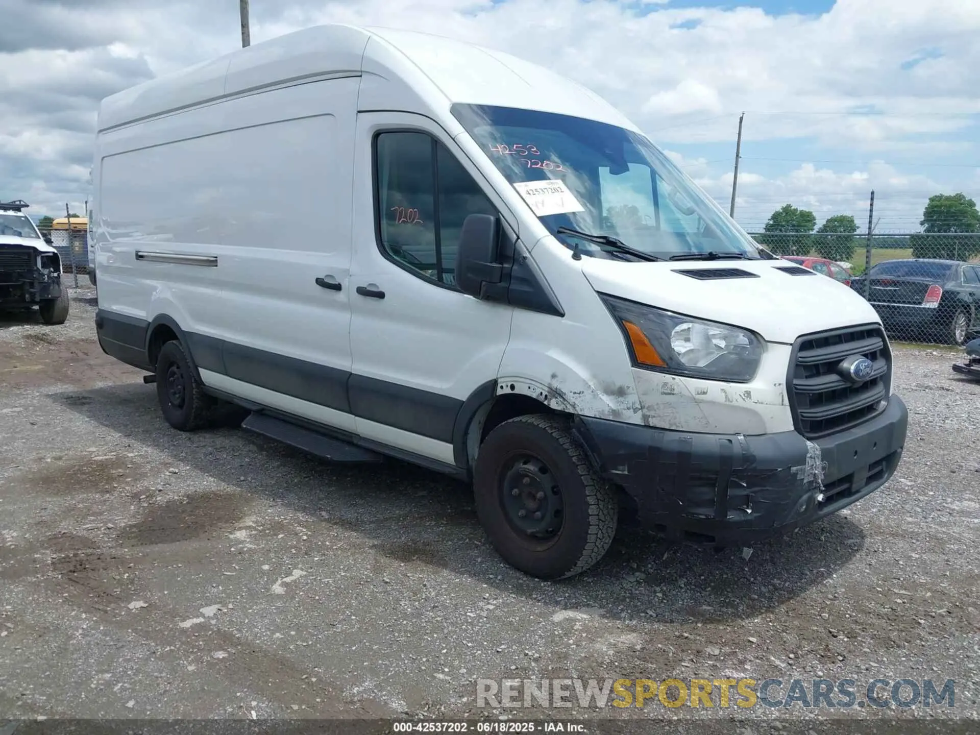 1 fotografías del automóvil dañado 1FTBW3XG0LKB35256 FORD TRANSIT-350 CARGO VAN 2020
