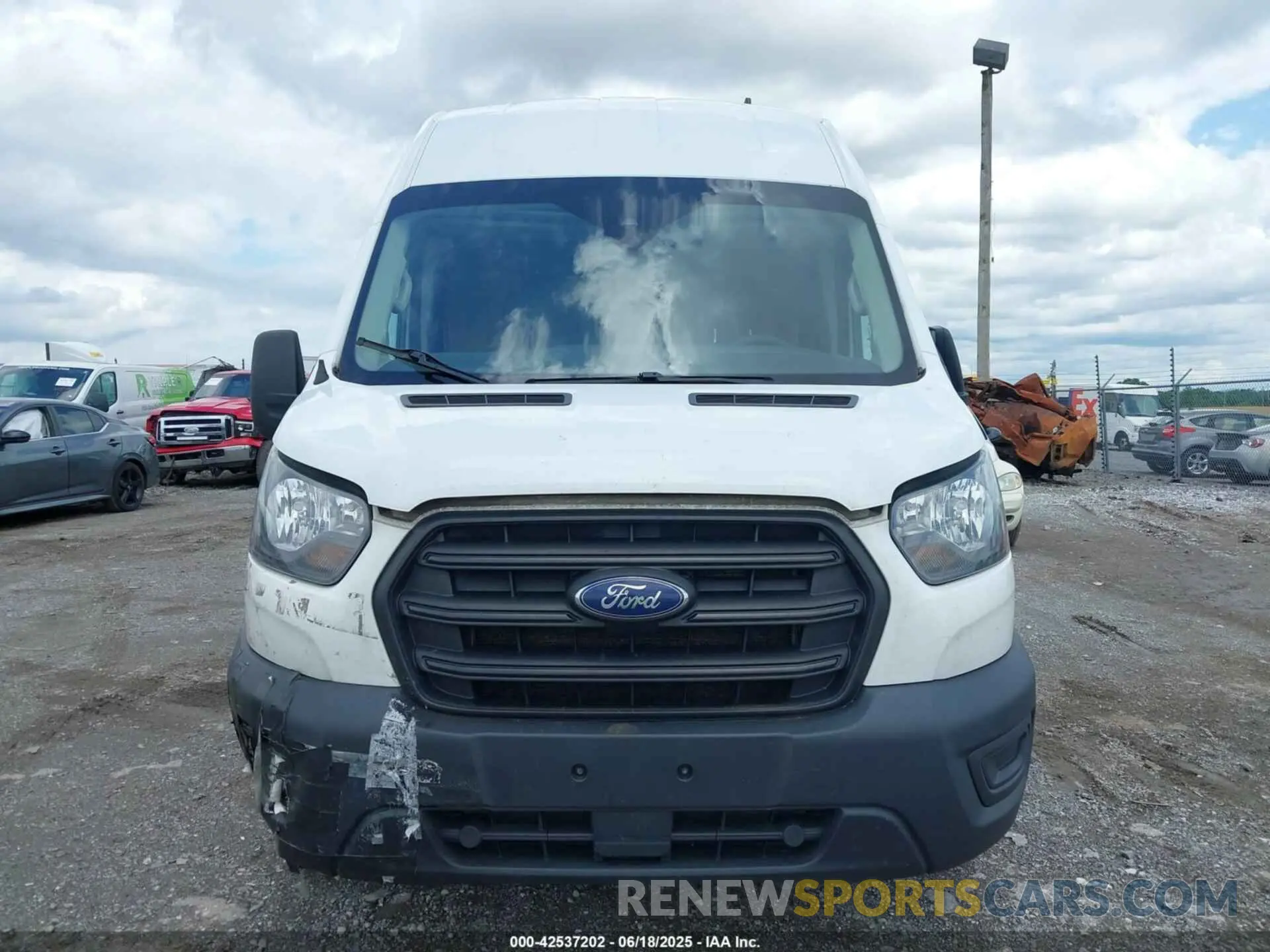 12 fotografías del automóvil dañado 1FTBW3XG0LKB35256 FORD TRANSIT-350 CARGO VAN 2020