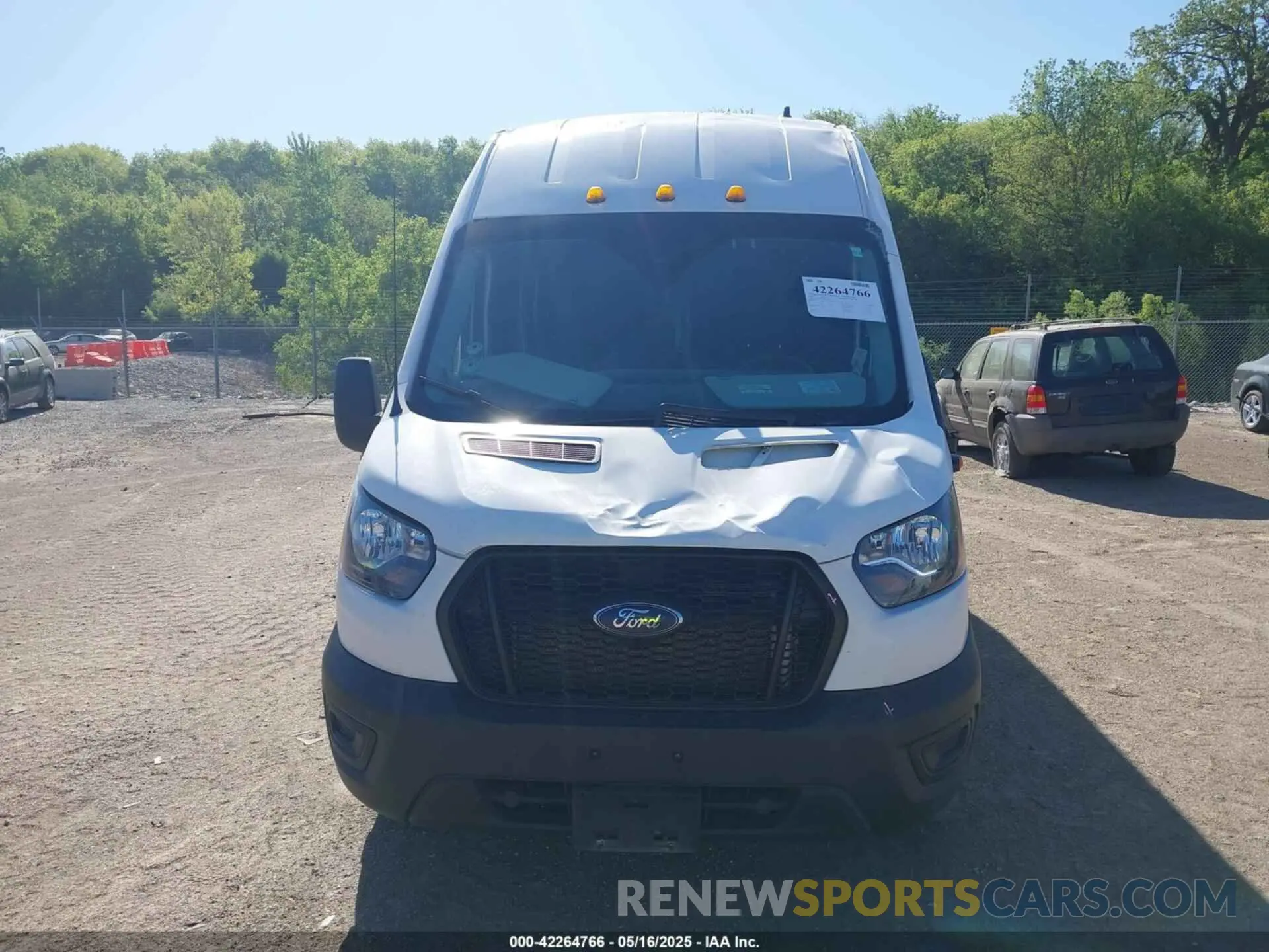 13 fotografías del automóvil dañado 1FTBF4XG6MKA37193 FORD TRANSIT-350 CARGO VAN 2021