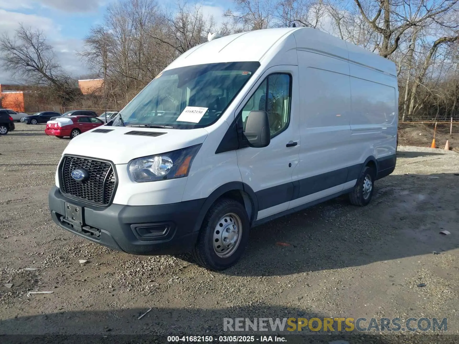 2 fotografías del automóvil dañado 1FTBW3UG1NKA74071 FORD TRANSIT-350 CARGO VAN 2022