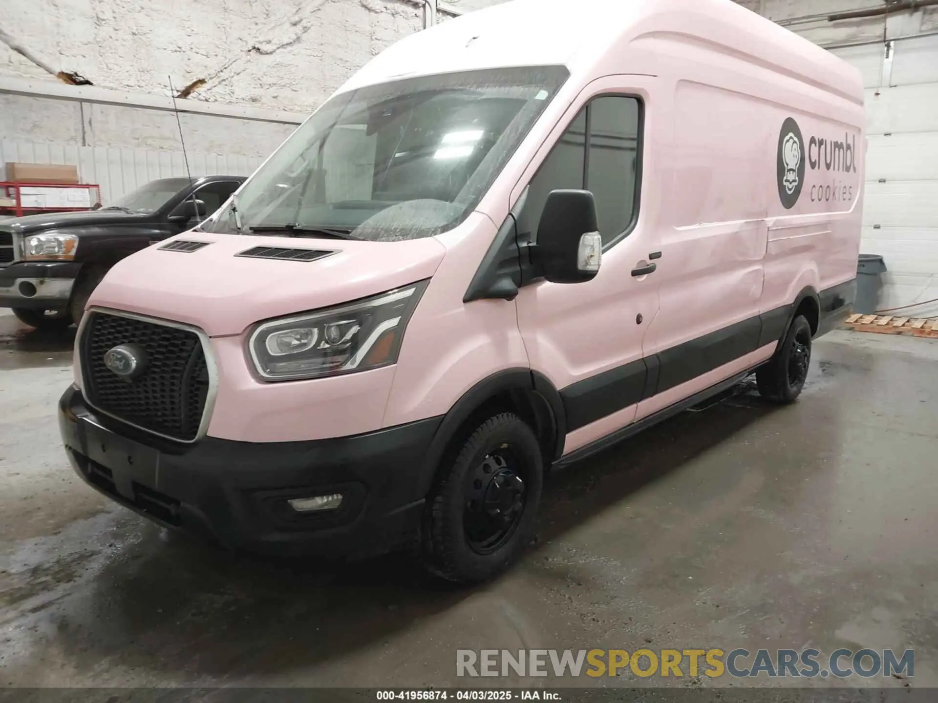 2 fotografías del automóvil dañado 1FTBW3UGXNKA66602 FORD TRANSIT-350 CARGO VAN 2022