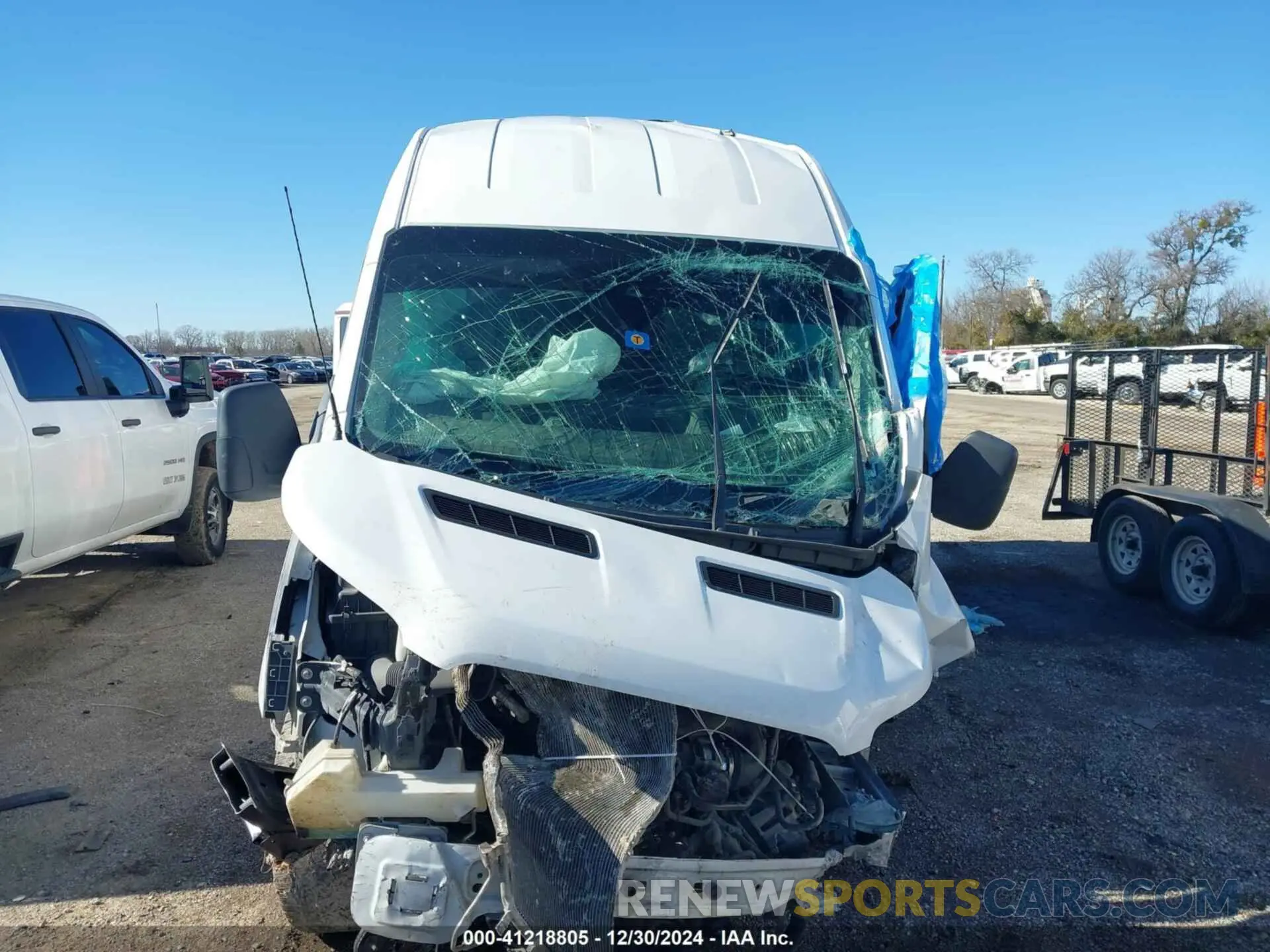 11 fotografías del automóvil dañado 1FTBW3X8XNKA07506 FORD TRANSIT-350 CARGO VAN 2022