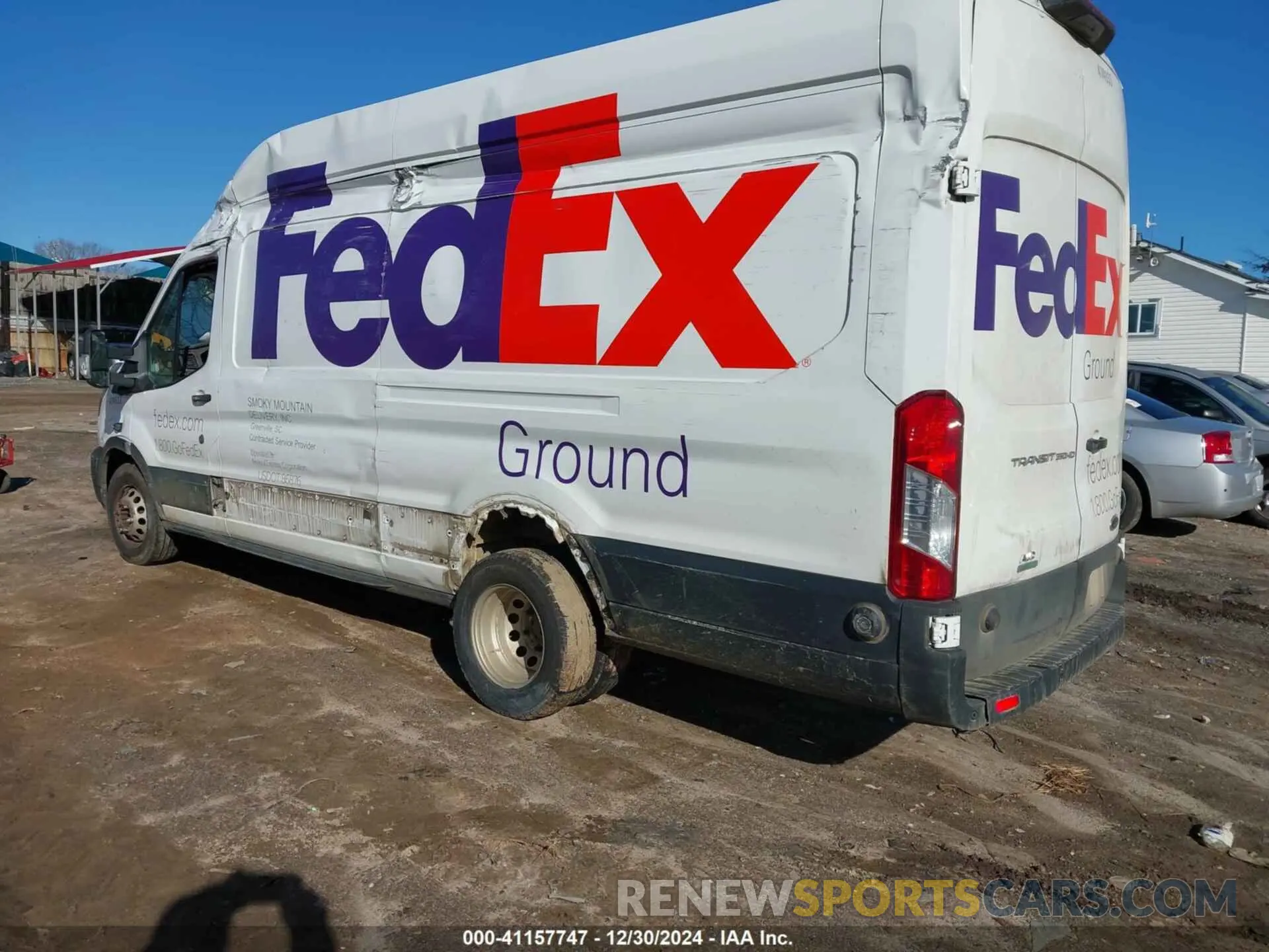 3 fotografías del automóvil dañado 1FTRS4UG4NKA01969 FORD TRANSIT-350 CARGO VAN 2022