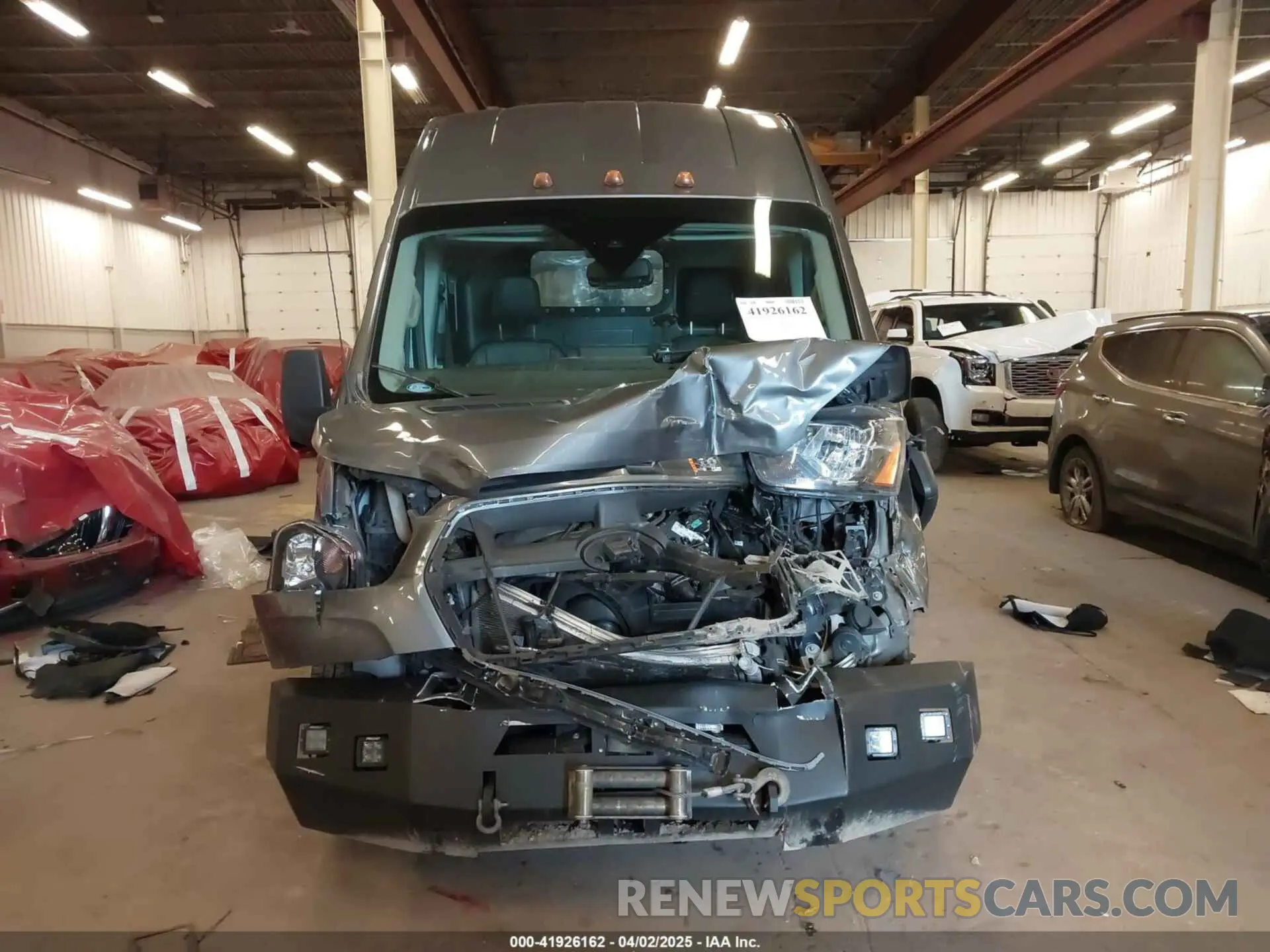 12 fotografías del automóvil dañado 1FTRU8UG6NKA48048 FORD TRANSIT-350 CARGO VAN 2022