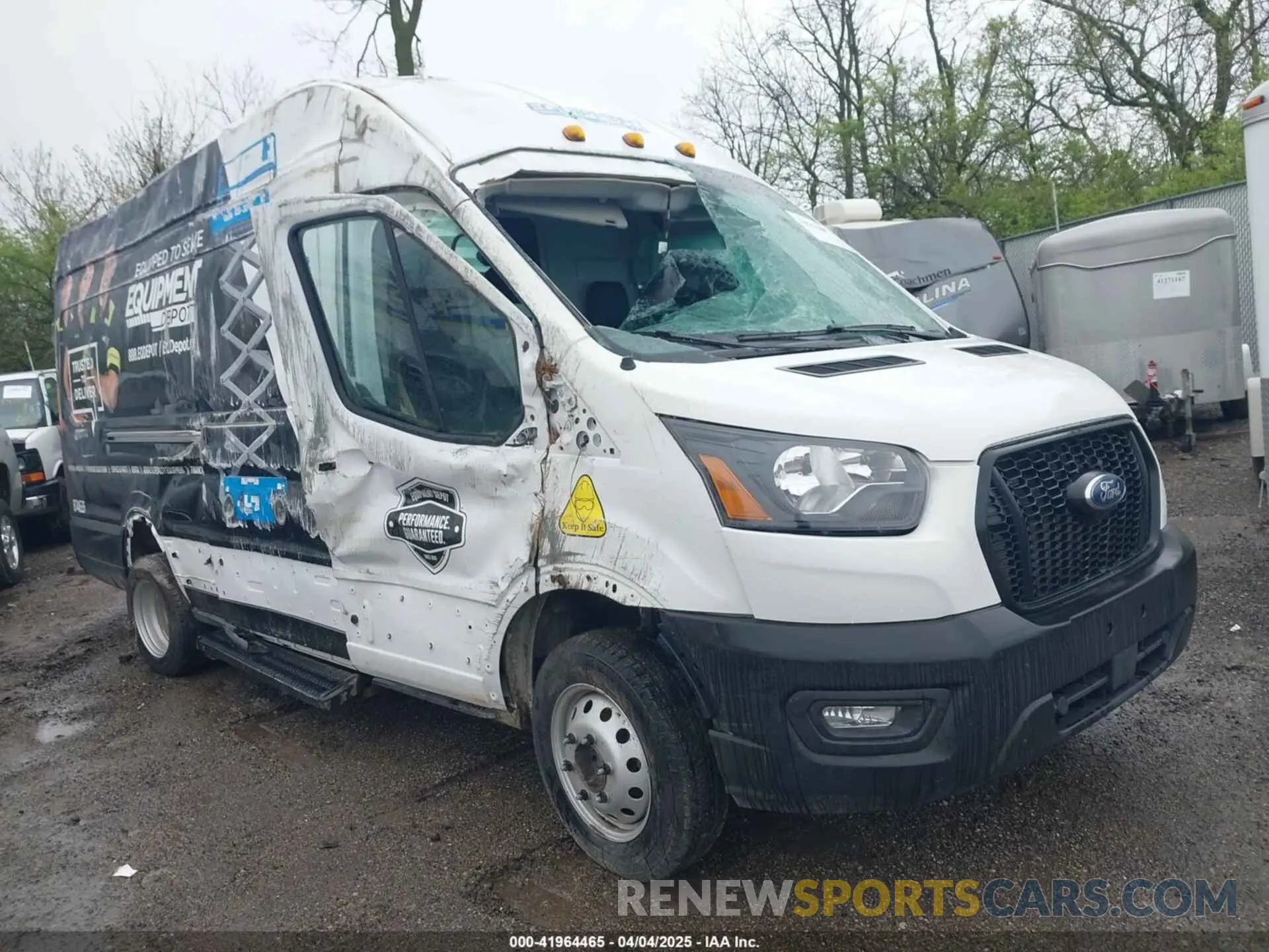 1 fotografías del automóvil dañado 1FTBF4XG0PKB74635 FORD TRANSIT-350 CARGO VAN 2023