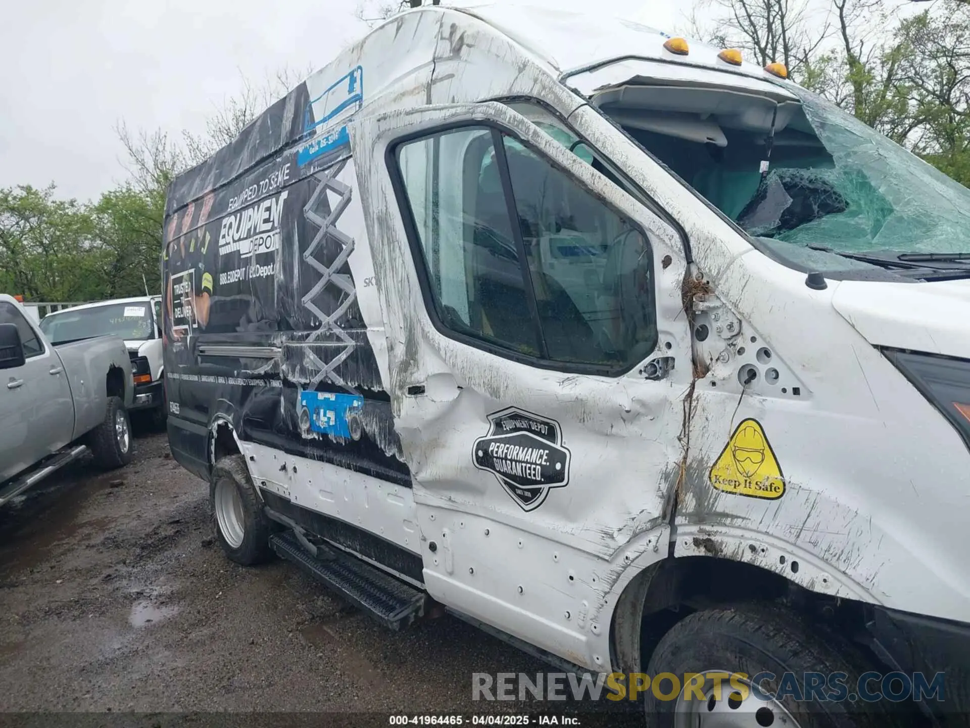 6 fotografías del automóvil dañado 1FTBF4XG0PKB74635 FORD TRANSIT-350 CARGO VAN 2023