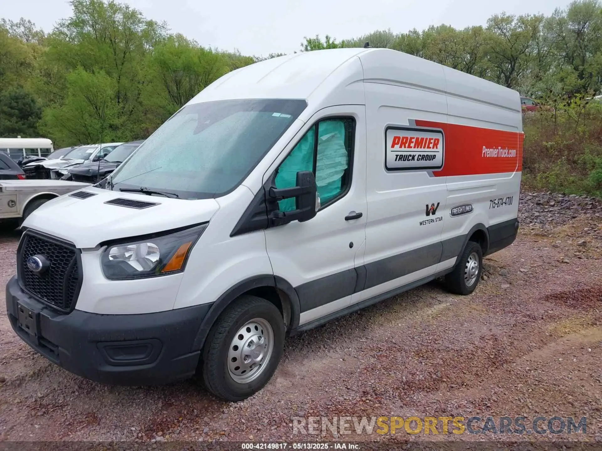 2 fotografías del automóvil dañado 1FTBW3U8XPKA97232 FORD TRANSIT-350 CARGO VAN 2023