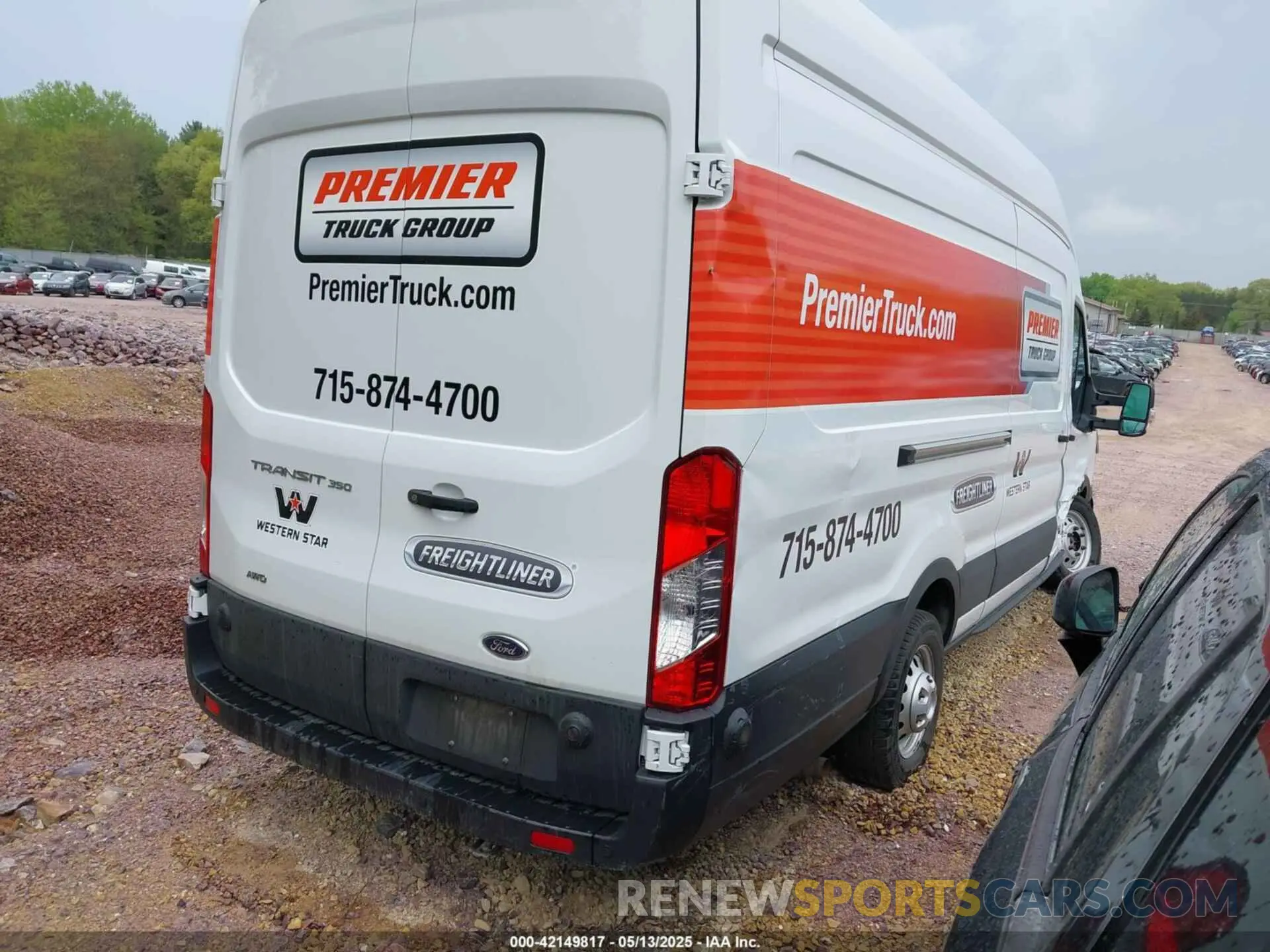 4 fotografías del automóvil dañado 1FTBW3U8XPKA97232 FORD TRANSIT-350 CARGO VAN 2023