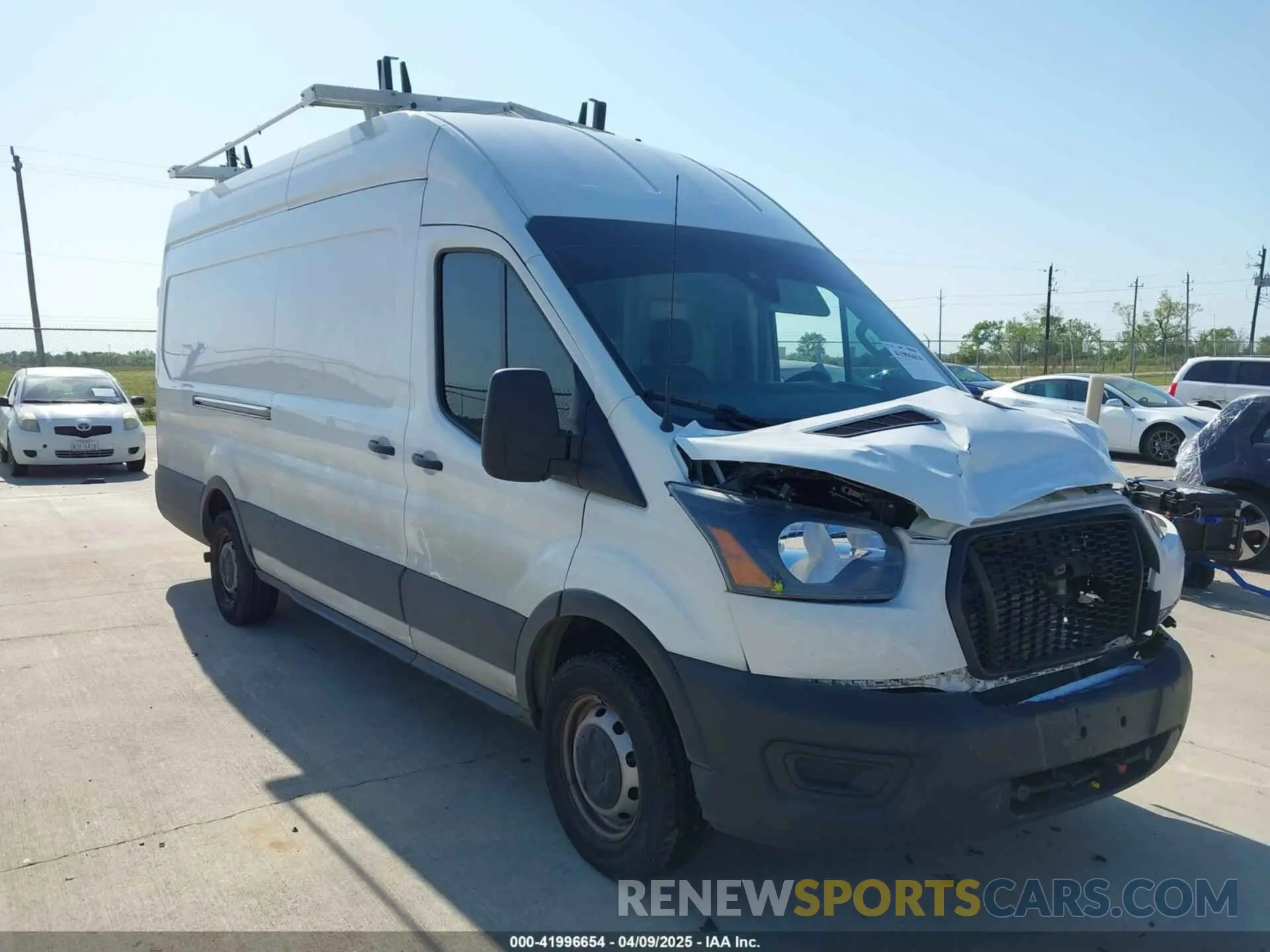 1 fotografías del automóvil dañado 1FTLW3X86PKC12960 FORD TRANSIT-350 CARGO VAN 2023