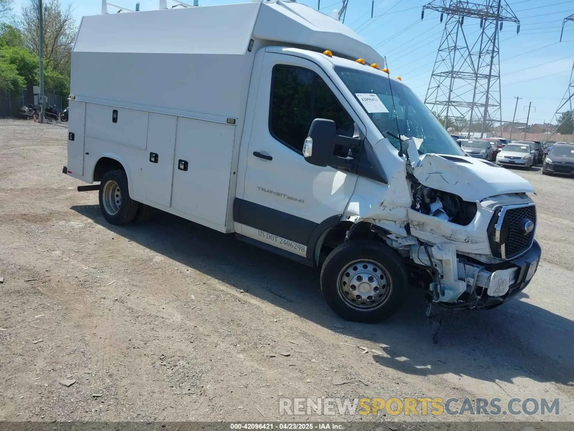 1 fotografías del automóvil dañado 1FDBF6P88LKA50655 FORD TRANSIT-350 CUTAWAY 2020