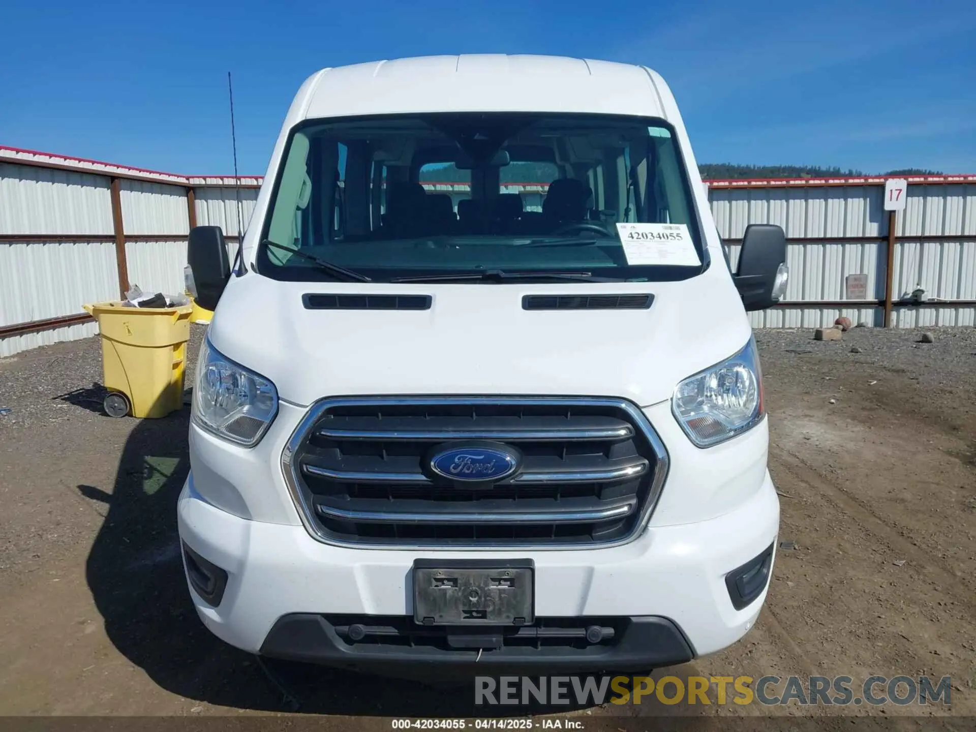 12 fotografías del automóvil dañado 1FBAX2C85LKA42853 FORD TRANSIT-350 PASSENGER VAN 2020
