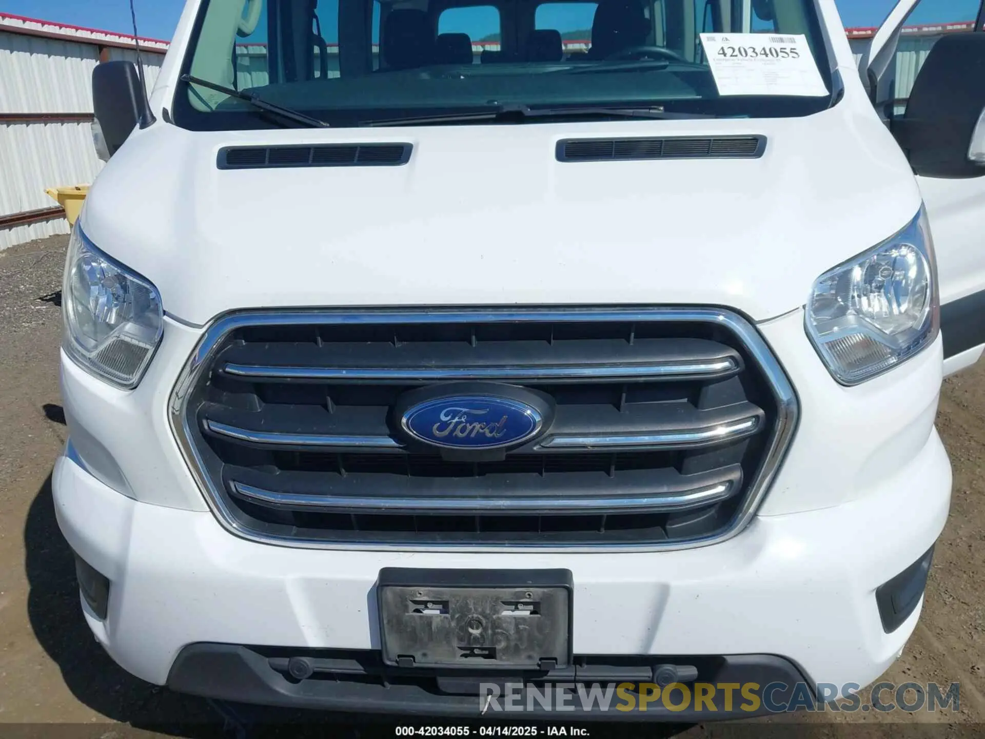 6 fotografías del automóvil dañado 1FBAX2C85LKA42853 FORD TRANSIT-350 PASSENGER VAN 2020