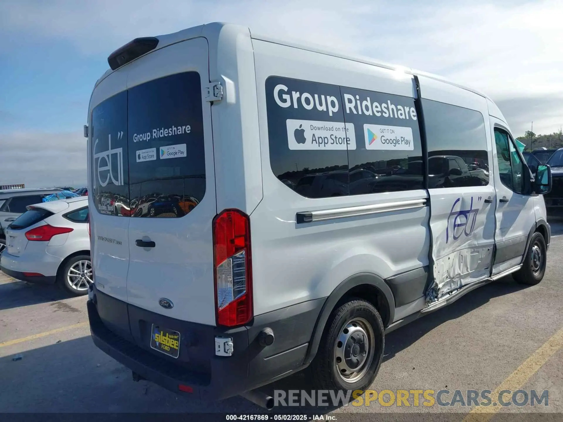 4 fotografías del automóvil dañado 1FBAX2CG6LKA25681 FORD TRANSIT-350 PASSENGER VAN 2020