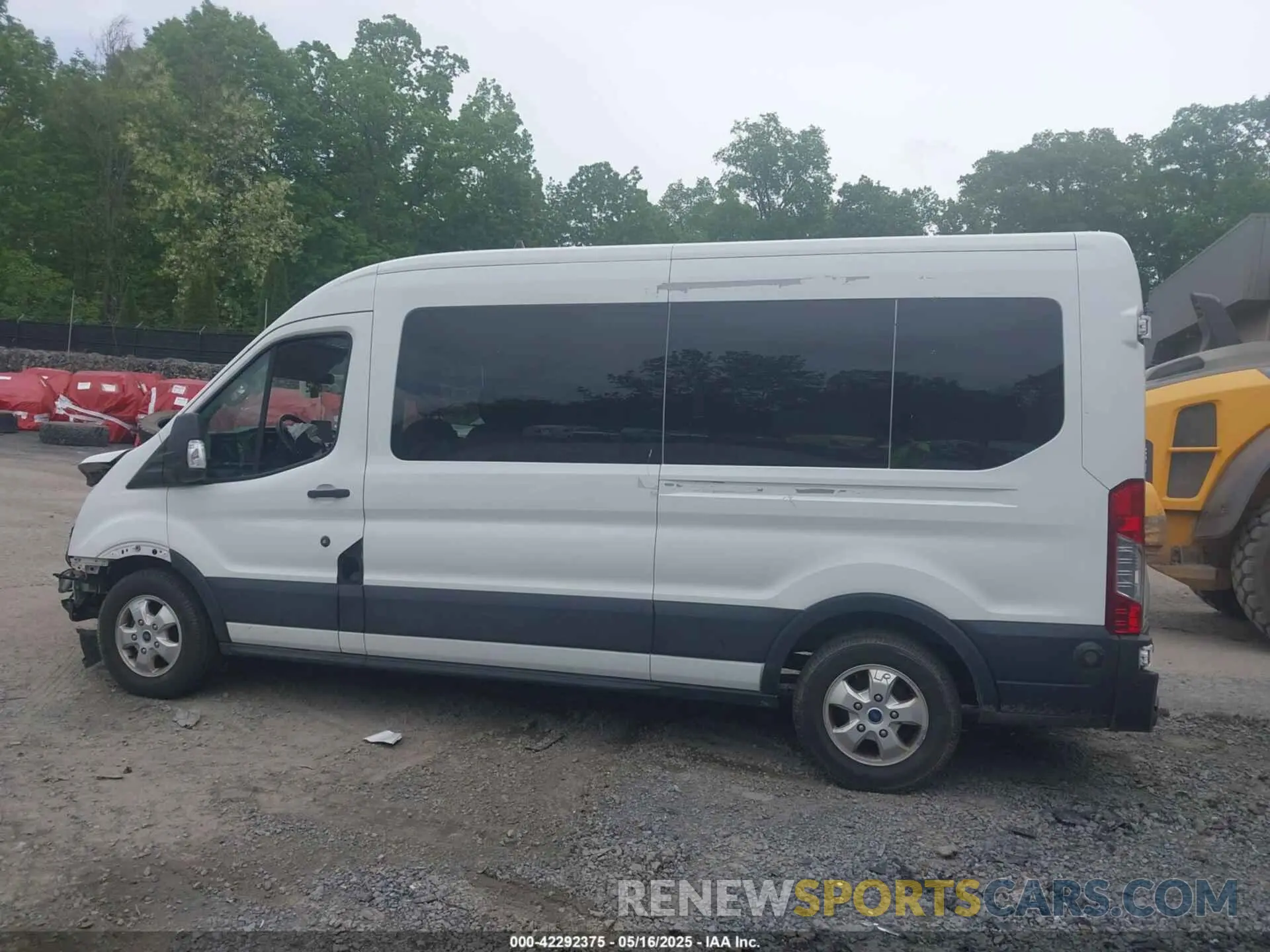 15 fotografías del automóvil dañado 1FBAX2CG9LKA95093 FORD TRANSIT-350 PASSENGER VAN 2020