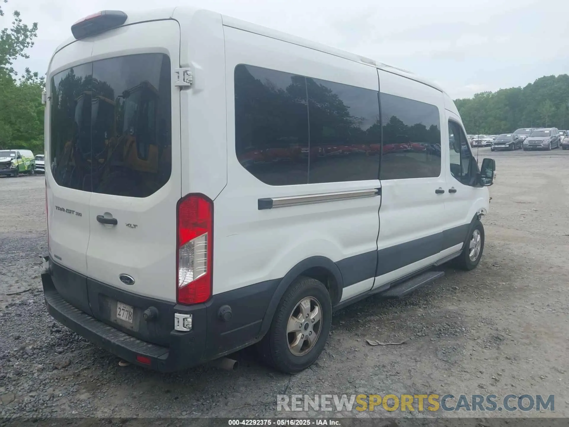 4 fotografías del automóvil dañado 1FBAX2CG9LKA95093 FORD TRANSIT-350 PASSENGER VAN 2020