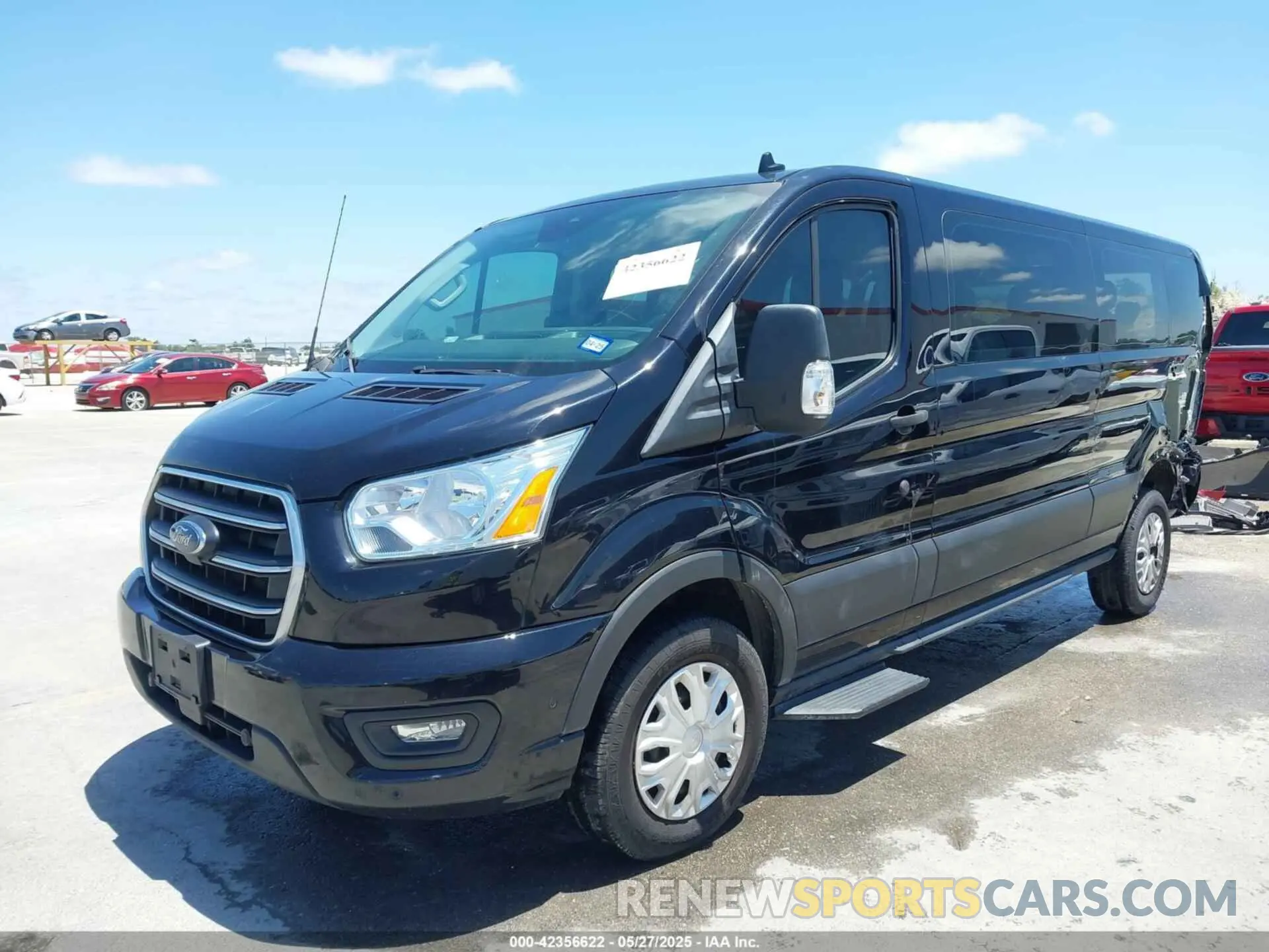 2 fotografías del automóvil dañado 1FBAX2YG0LKA55428 FORD TRANSIT-350 PASSENGER VAN 2020