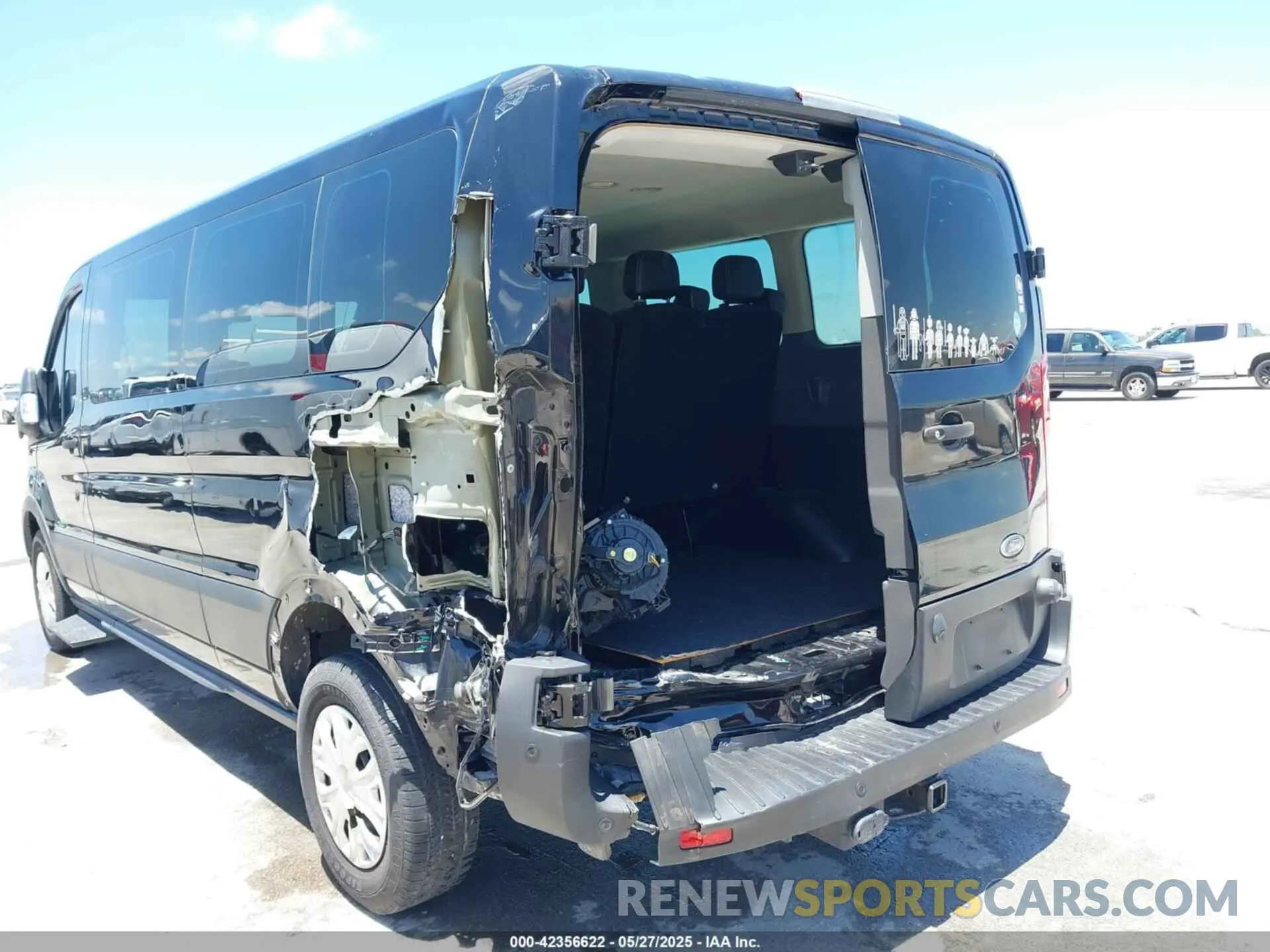 6 fotografías del automóvil dañado 1FBAX2YG0LKA55428 FORD TRANSIT-350 PASSENGER VAN 2020