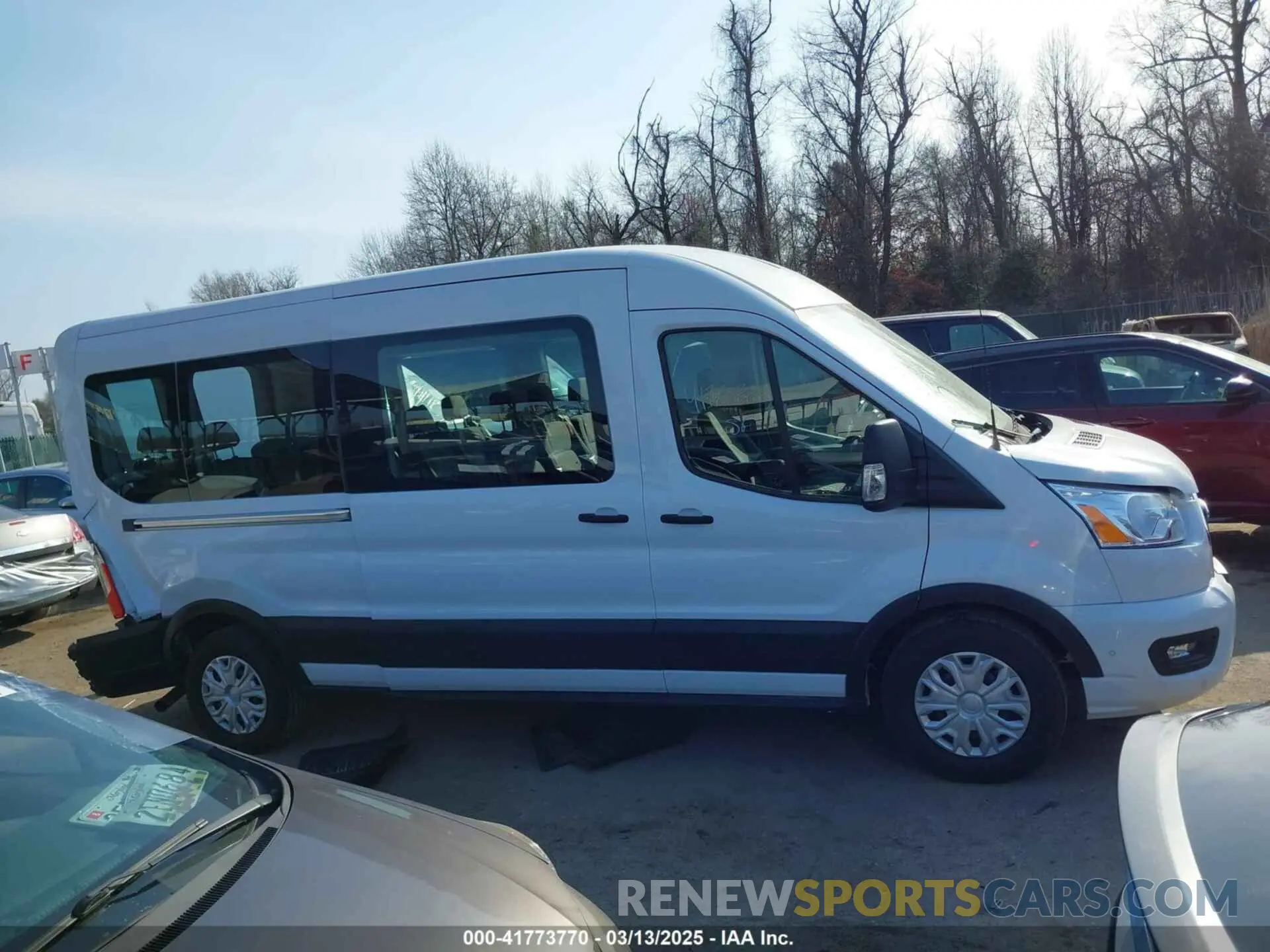 13 fotografías del automóvil dañado 1FBAX2C89MKA49631 FORD TRANSIT-350 PASSENGER VAN 2021