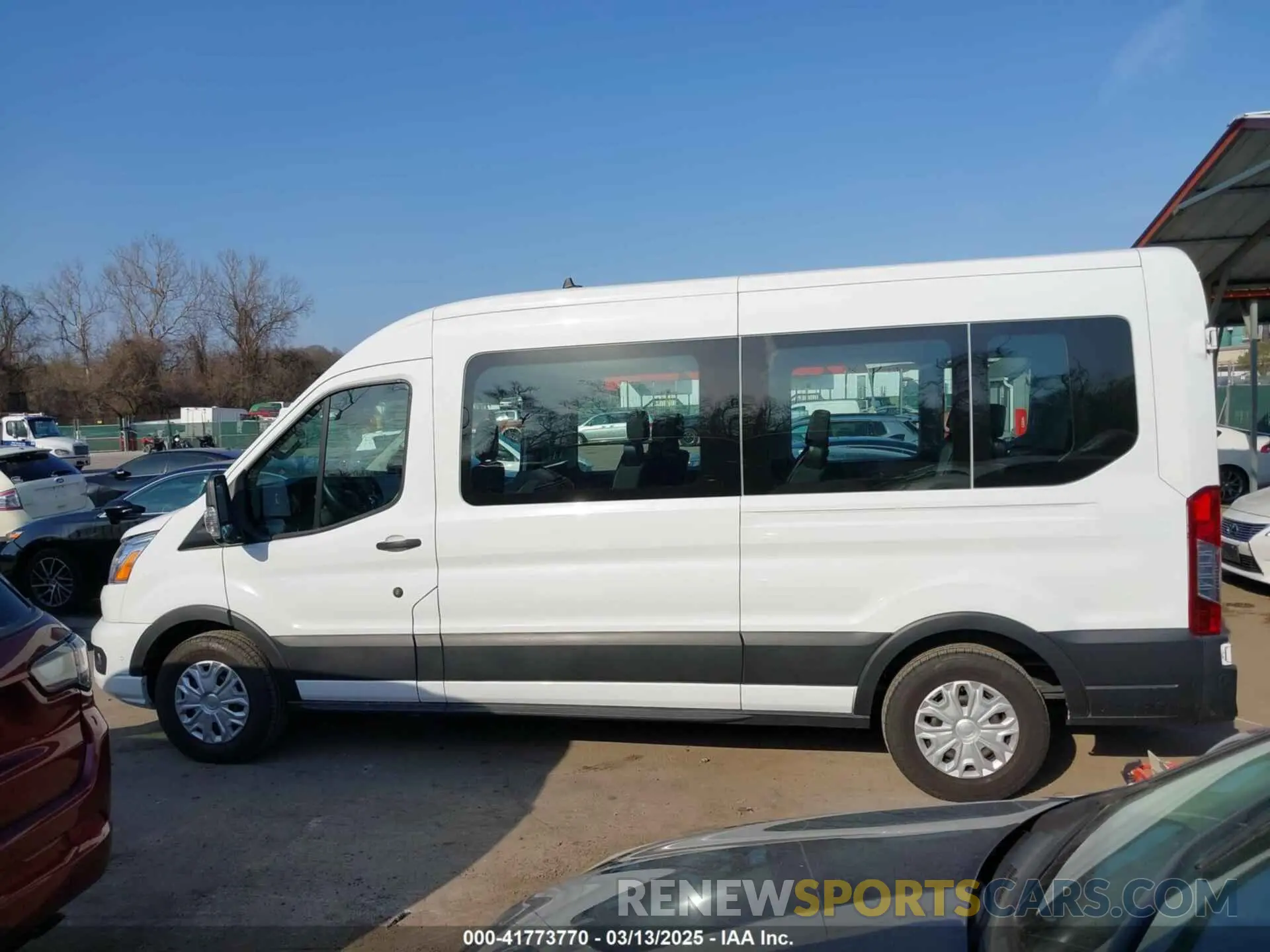 14 fotografías del automóvil dañado 1FBAX2C89MKA49631 FORD TRANSIT-350 PASSENGER VAN 2021