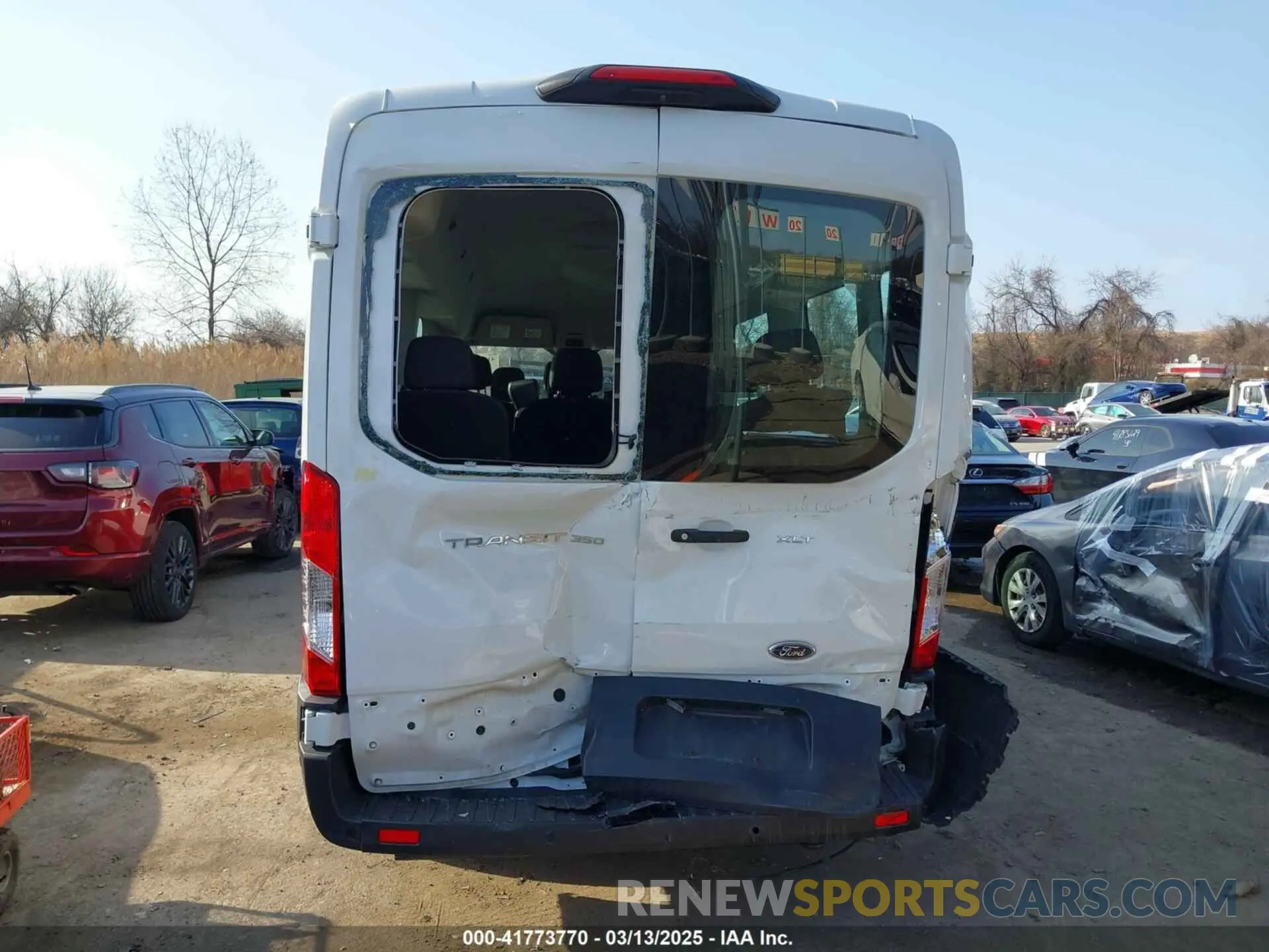 16 fotografías del automóvil dañado 1FBAX2C89MKA49631 FORD TRANSIT-350 PASSENGER VAN 2021