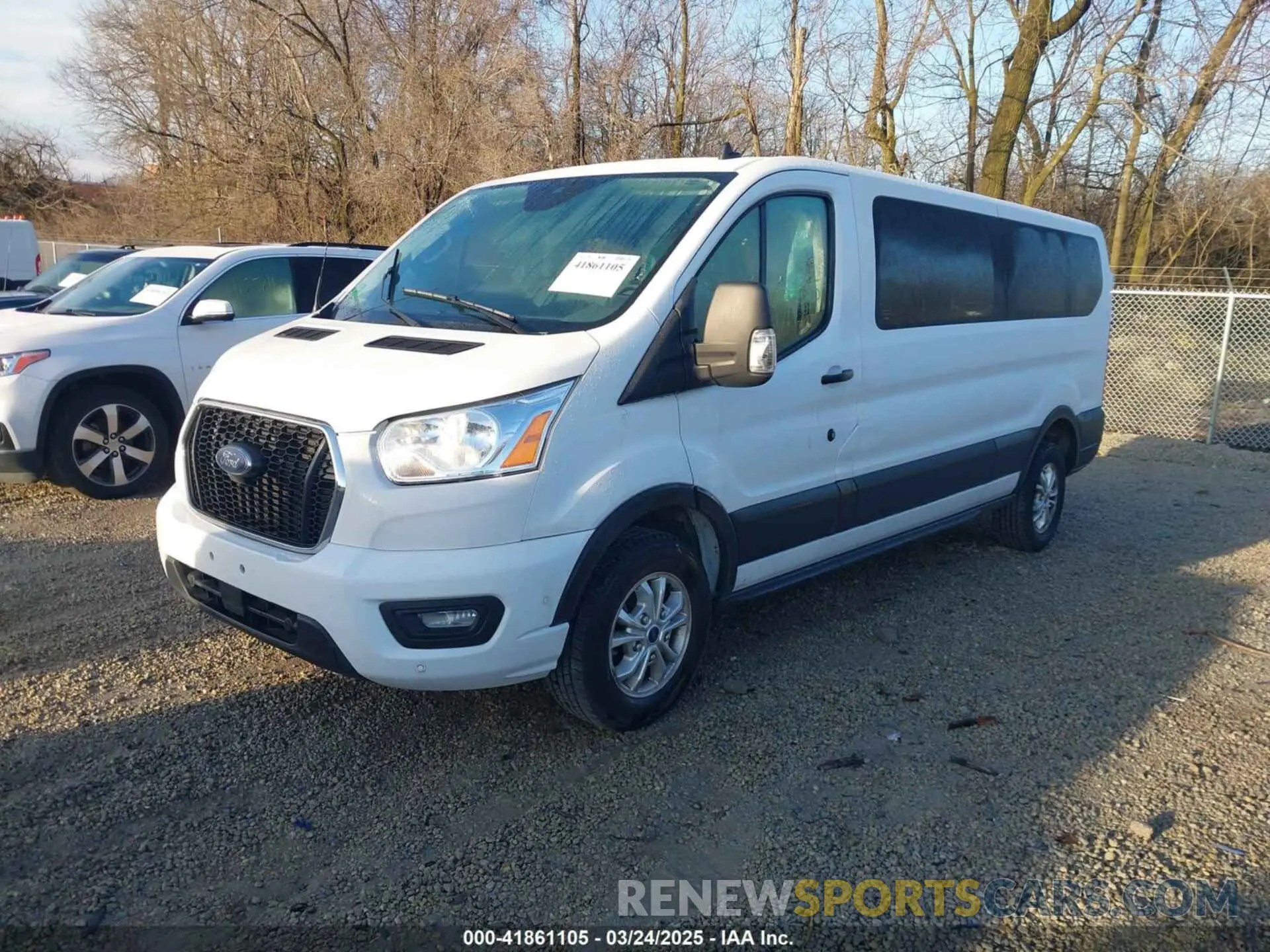 2 fotografías del automóvil dañado 1FBAX2Y81MKA14882 FORD TRANSIT-350 PASSENGER VAN 2021