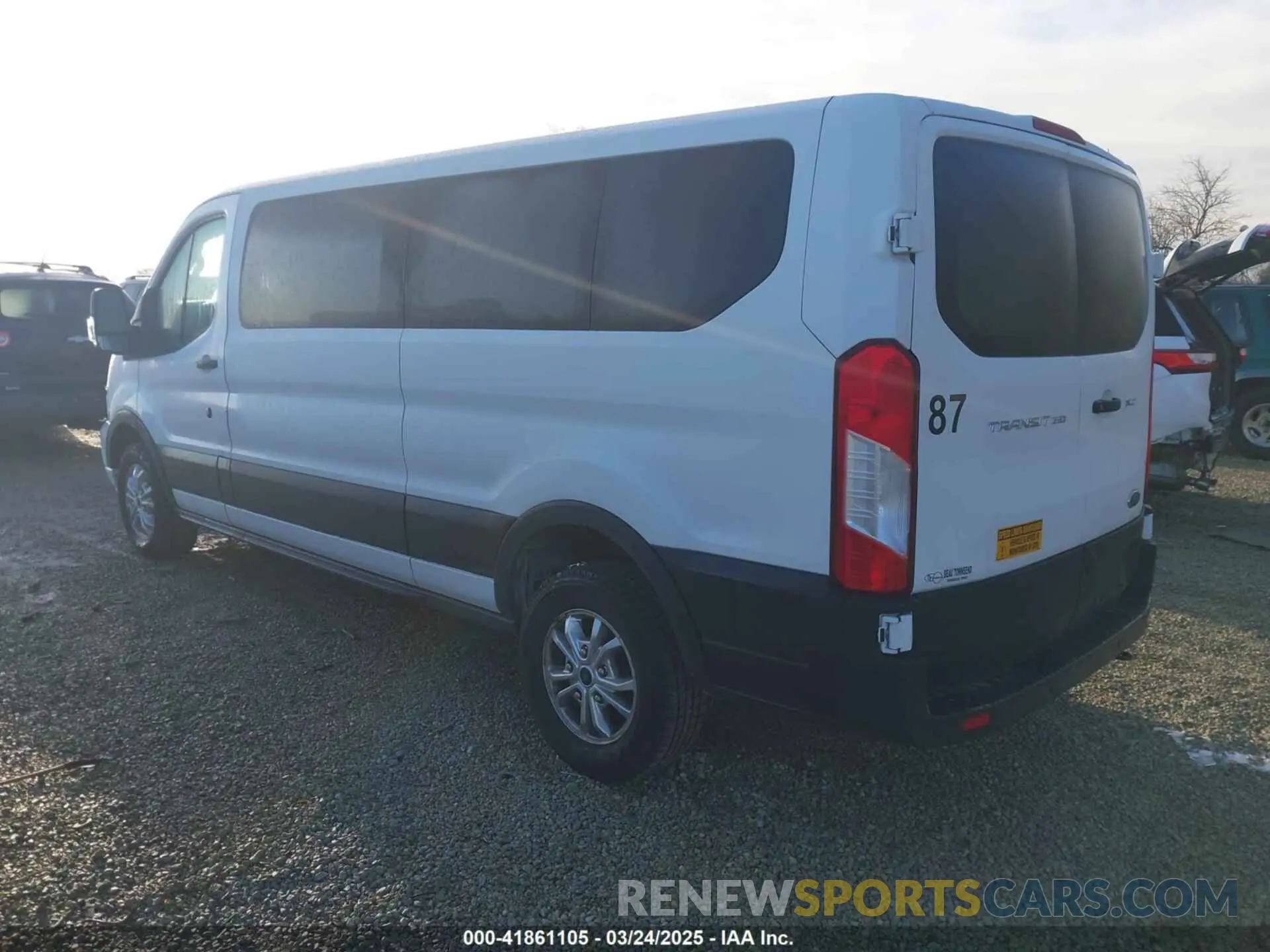 3 fotografías del automóvil dañado 1FBAX2Y81MKA14882 FORD TRANSIT-350 PASSENGER VAN 2021