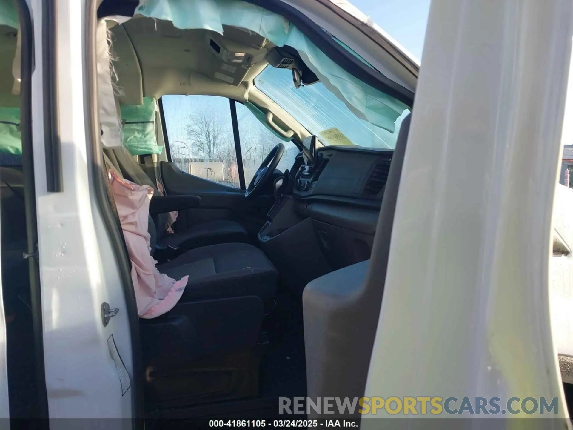 5 fotografías del automóvil dañado 1FBAX2Y81MKA14882 FORD TRANSIT-350 PASSENGER VAN 2021
