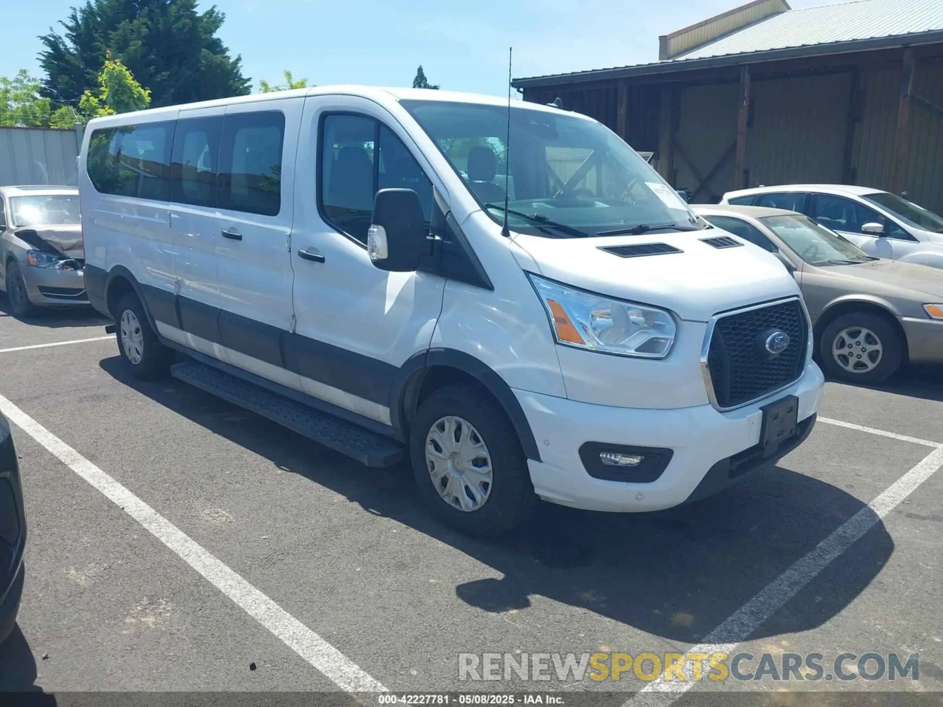 1 fotografías del automóvil dañado 1FBAX2Y81MKA64794 FORD TRANSIT-350 PASSENGER VAN 2021