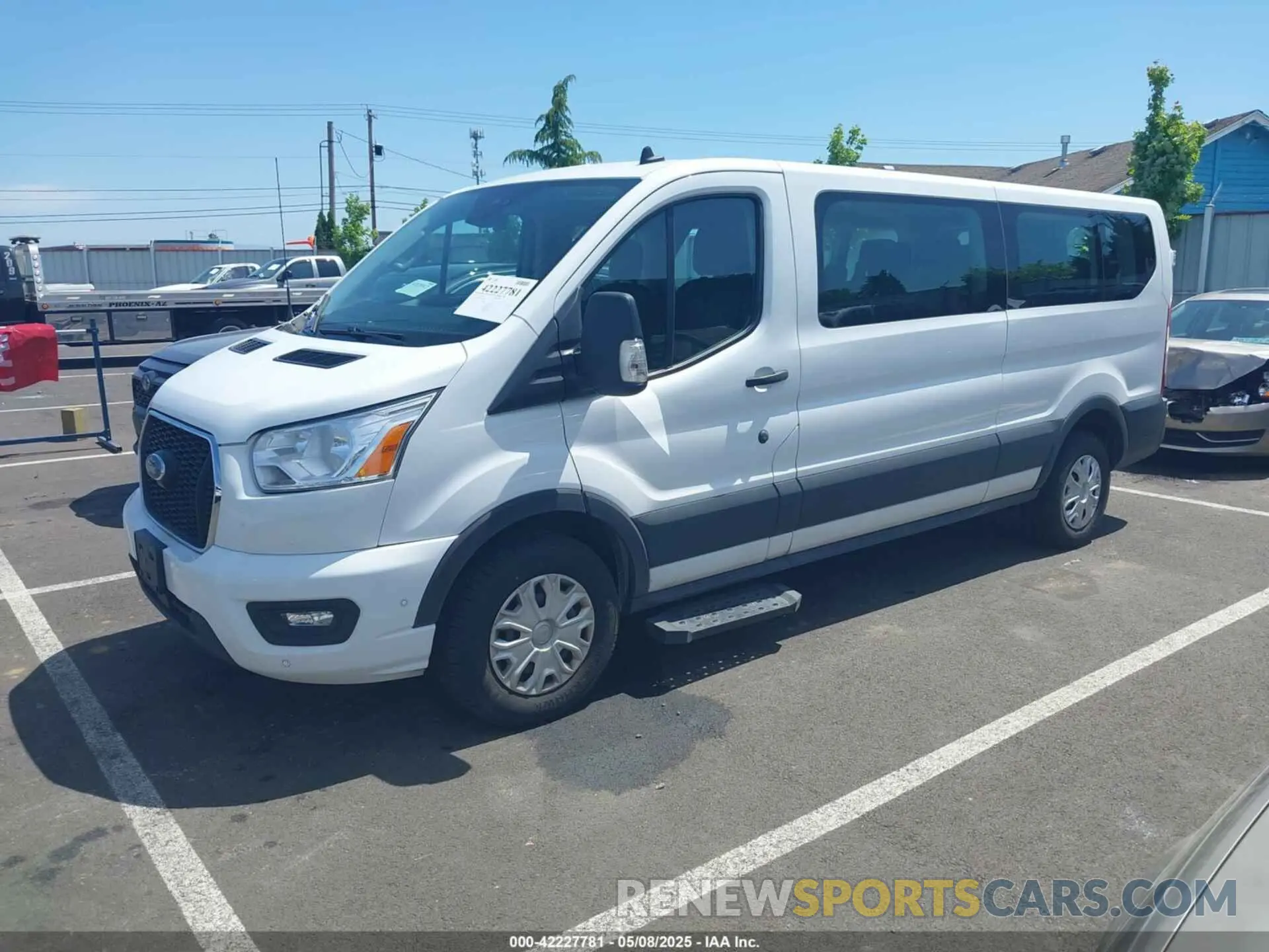 2 fotografías del automóvil dañado 1FBAX2Y81MKA64794 FORD TRANSIT-350 PASSENGER VAN 2021