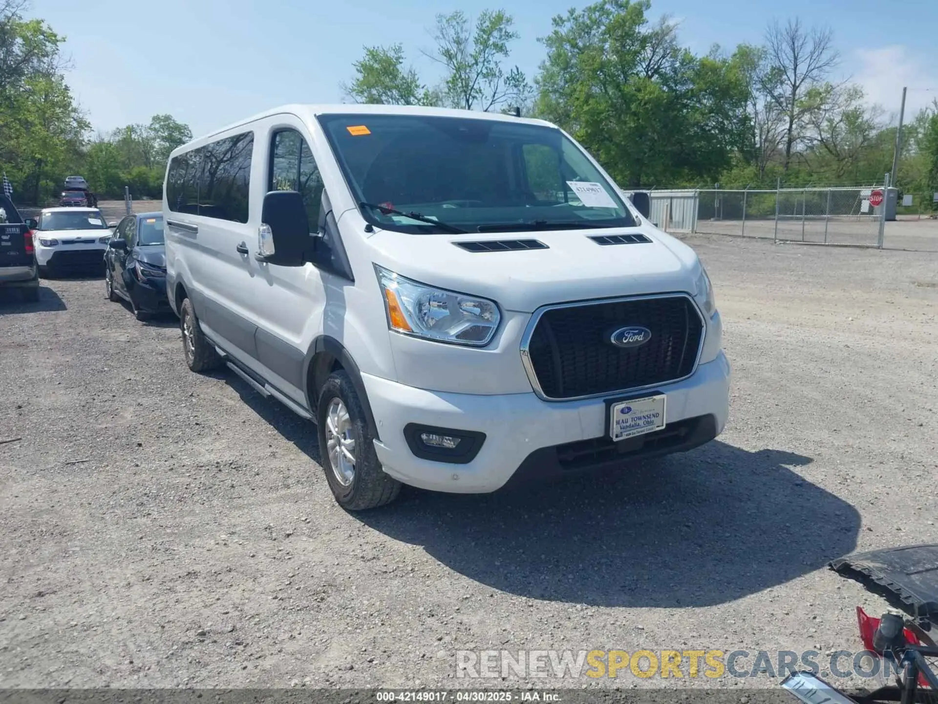 1 fotografías del automóvil dañado 1FBAX2Y84MKA14973 FORD TRANSIT-350 PASSENGER VAN 2021