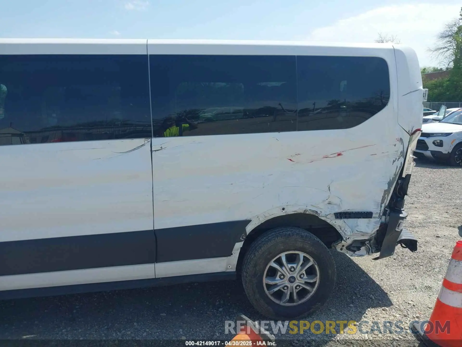 6 fotografías del automóvil dañado 1FBAX2Y84MKA14973 FORD TRANSIT-350 PASSENGER VAN 2021