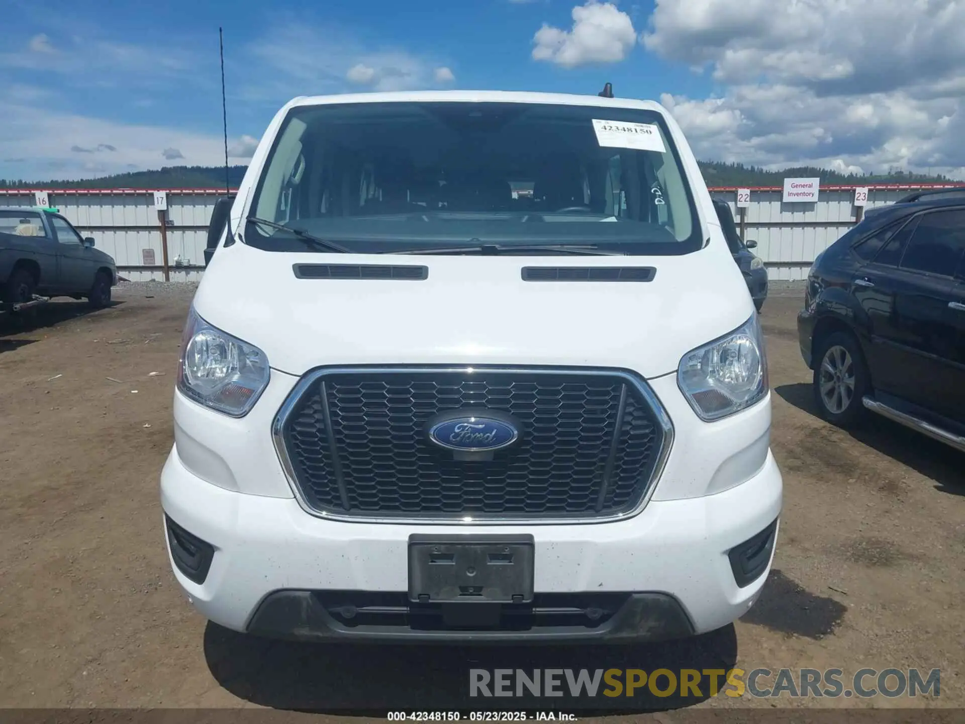 12 fotografías del automóvil dañado 1FBAX2Y87MKA31170 FORD TRANSIT-350 PASSENGER VAN 2021