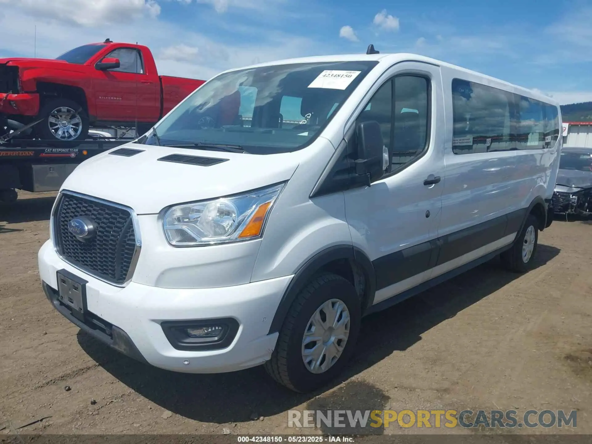 2 fotografías del automóvil dañado 1FBAX2Y87MKA31170 FORD TRANSIT-350 PASSENGER VAN 2021
